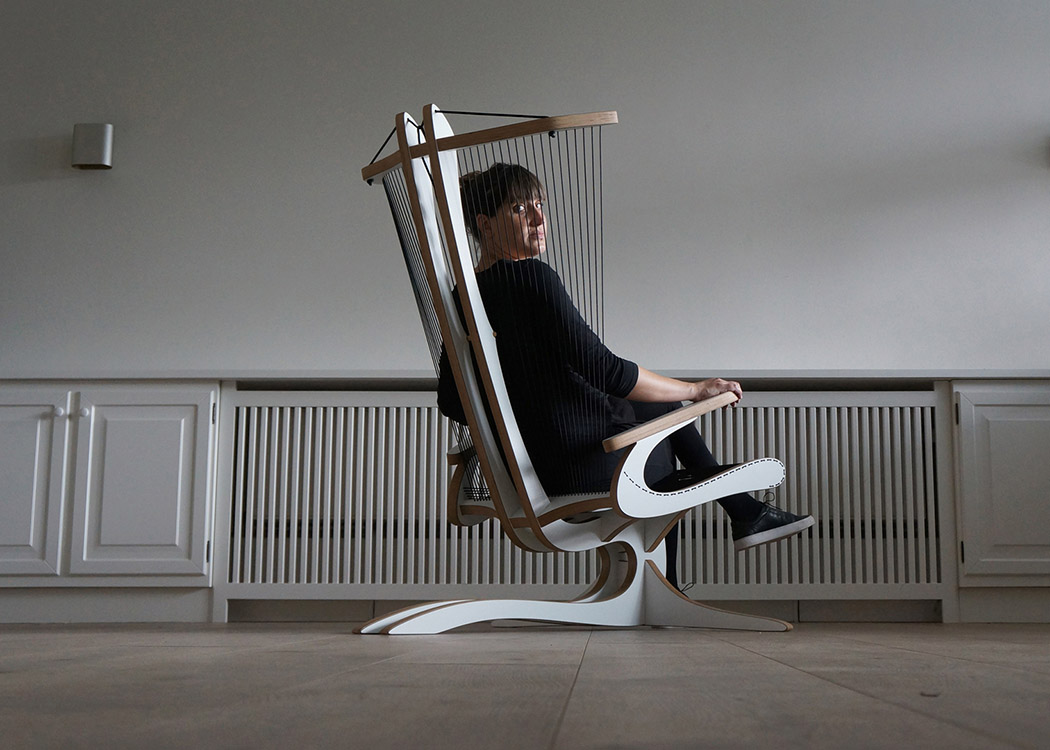 white，harp，Hippokamp，chair，