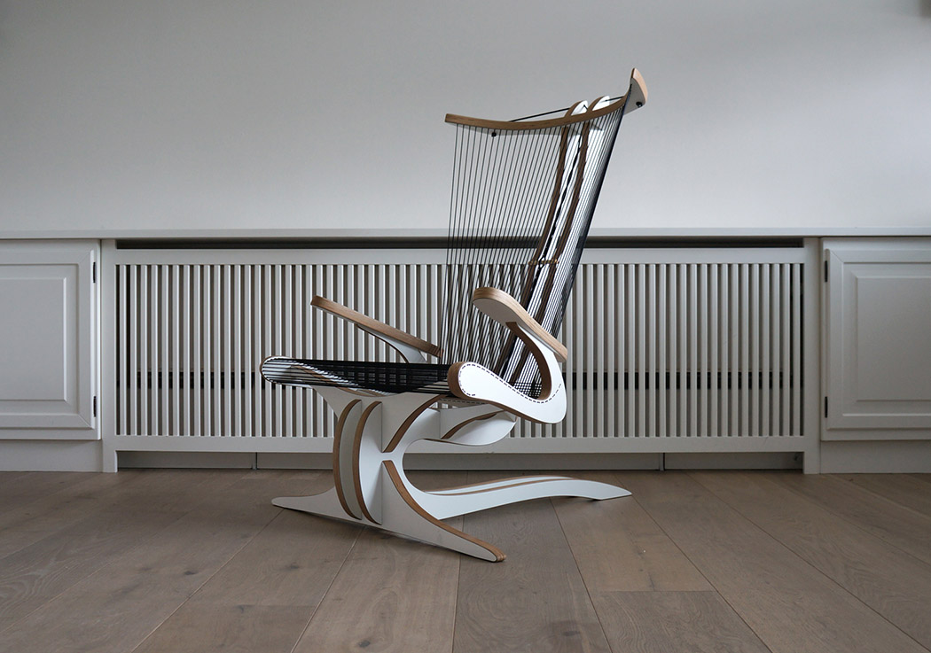 white，harp，Hippokamp，chair，