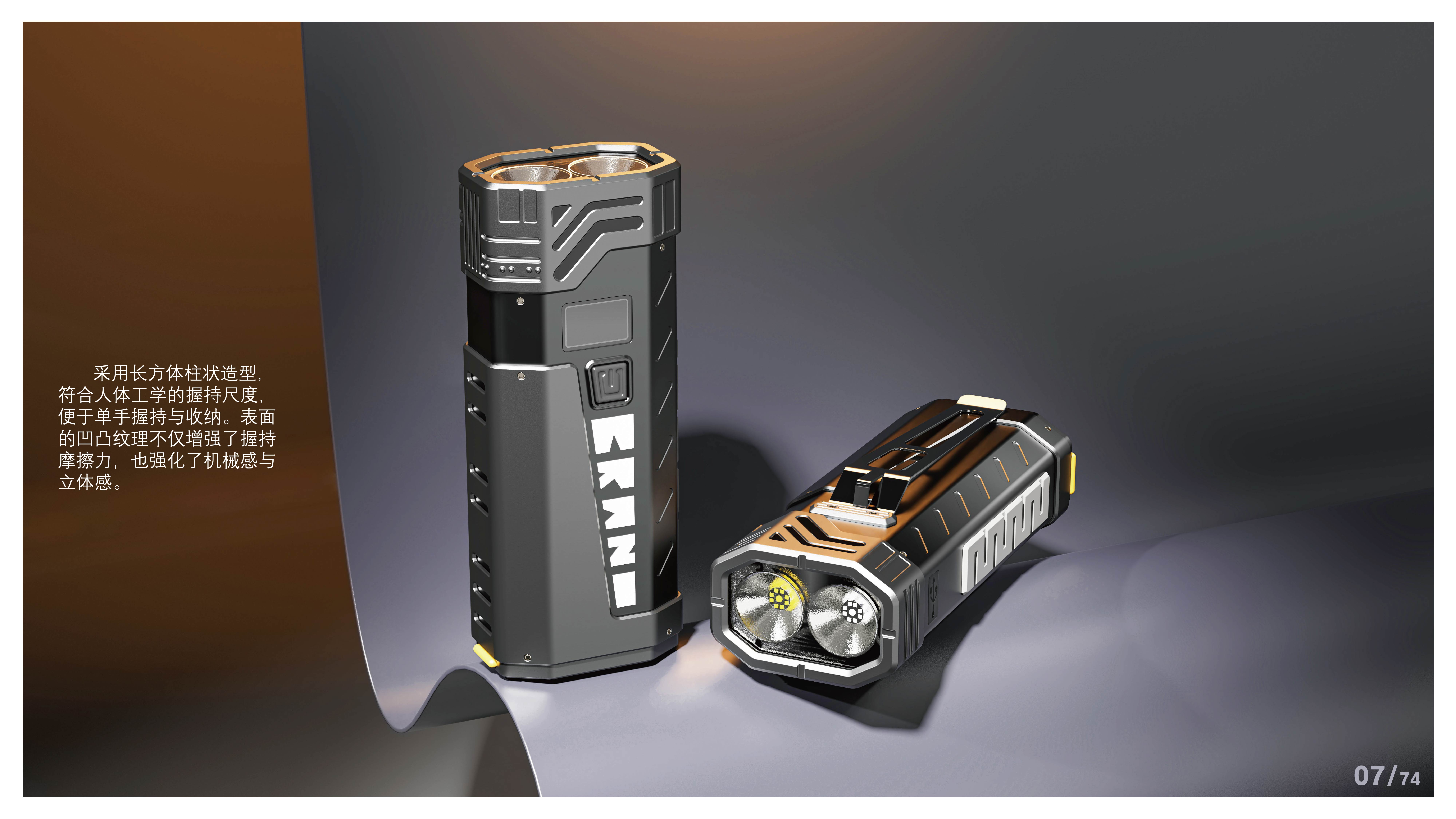 Outdoor flashlight，camping，Gehu，