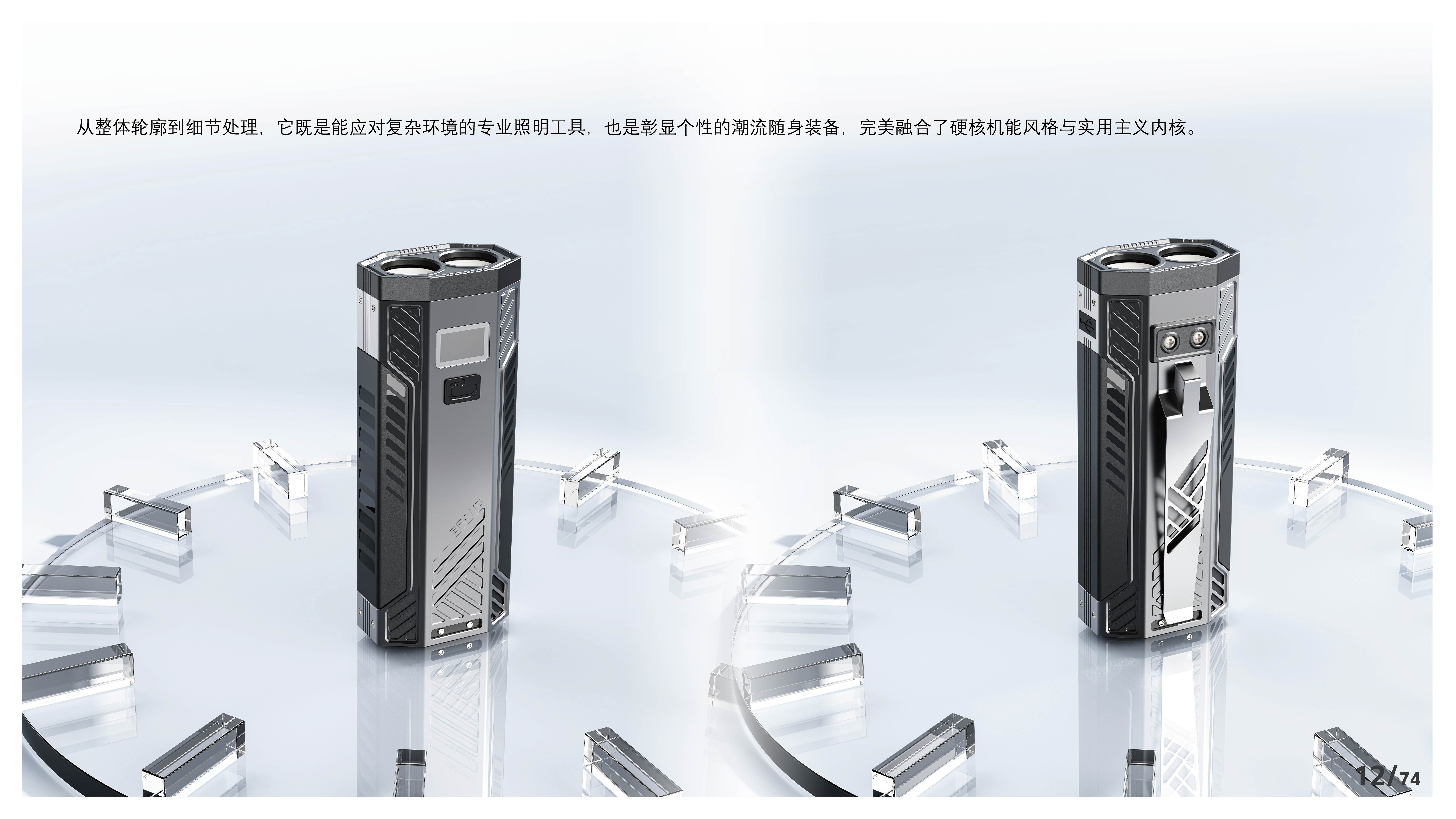 Outdoor flashlight，camping，Gehu，