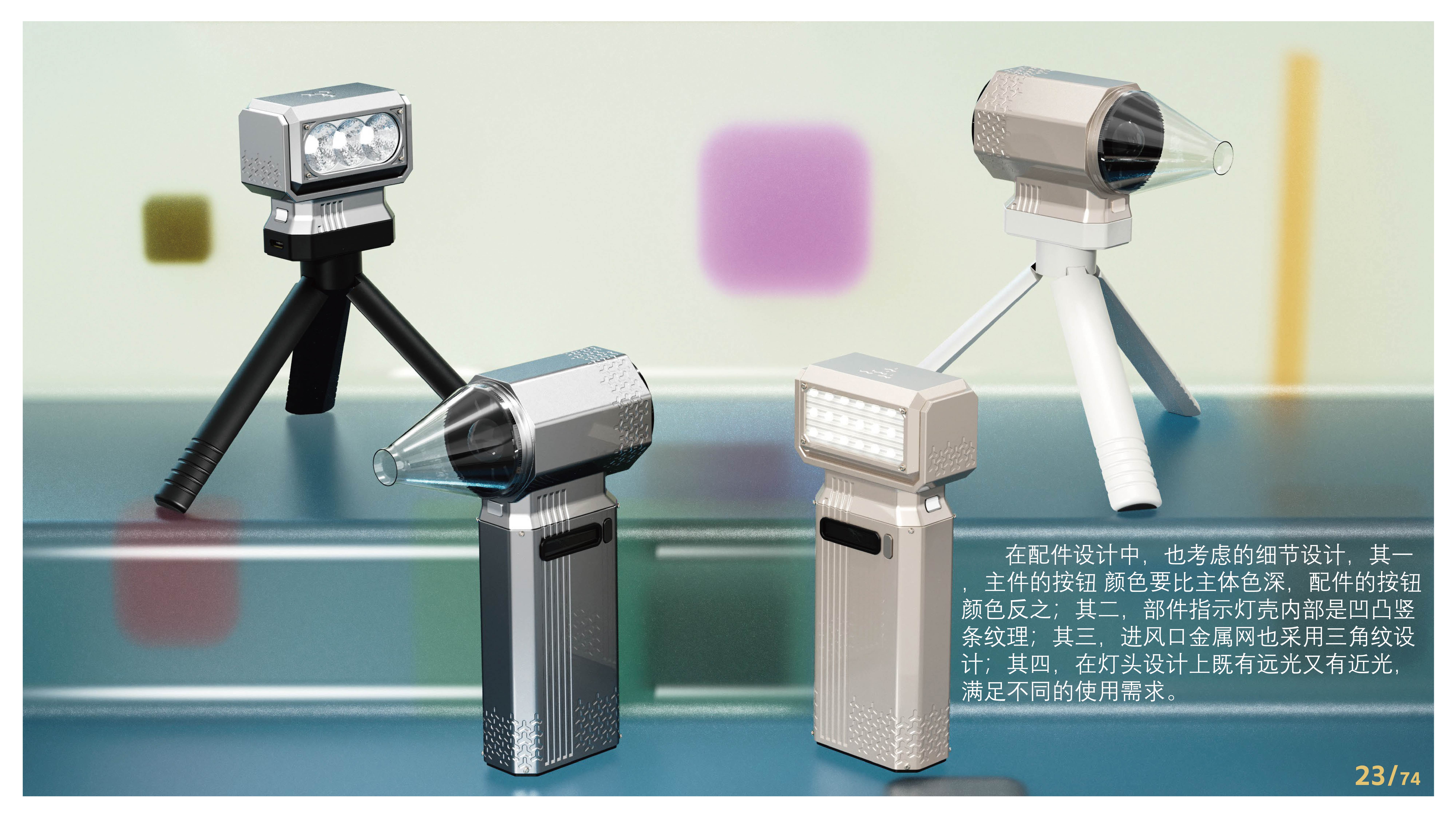 Outdoor flashlight，camping，Gehu，