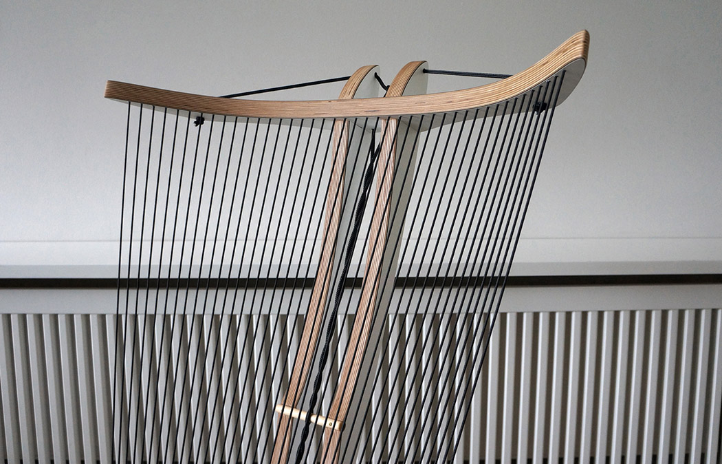 white，harp，Hippokamp，chair，