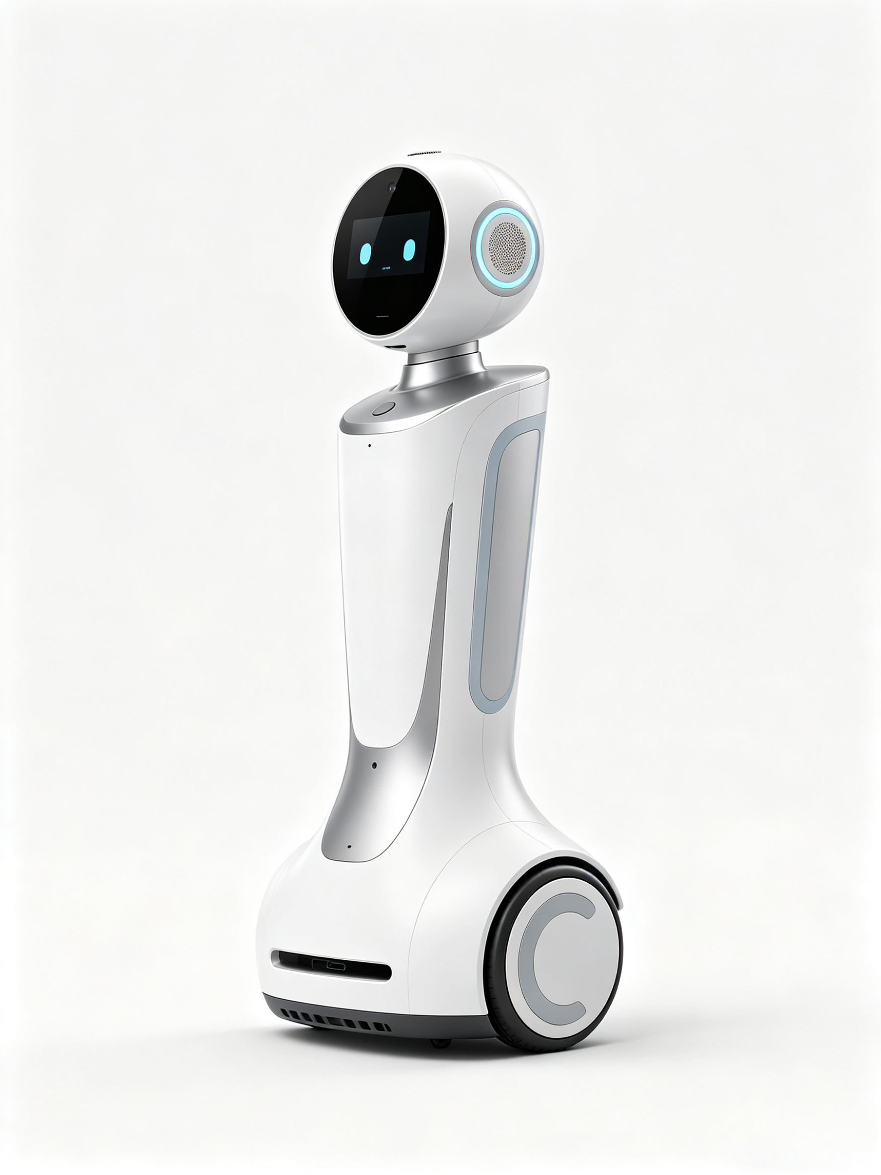 Service robot，Robot appearance design，robot，Arm-less robot，Commercial service robot，Robot Industrial Design，