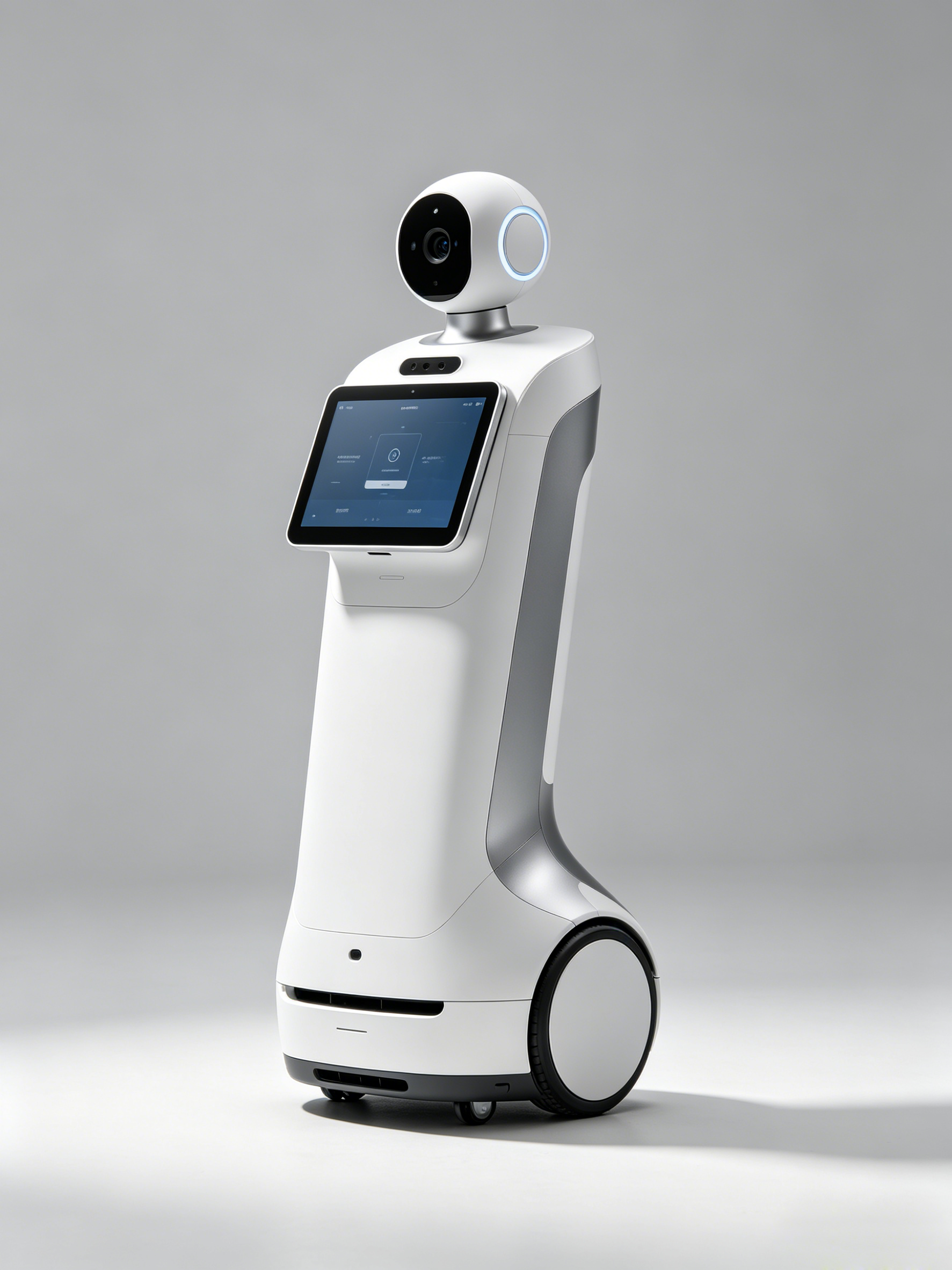 Service robot，Robot appearance design，robot，Arm-less robot，Commercial service robot，Robot Industrial Design，