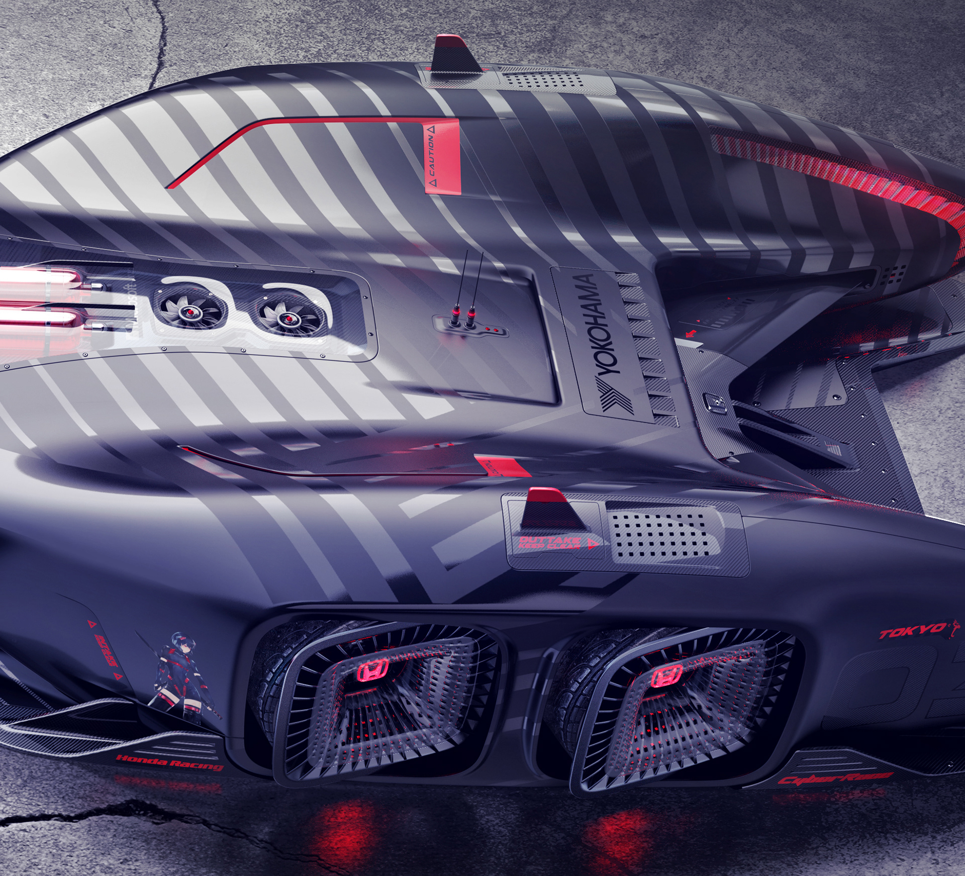 Cool，conceptual design，racing，honda，automobile，