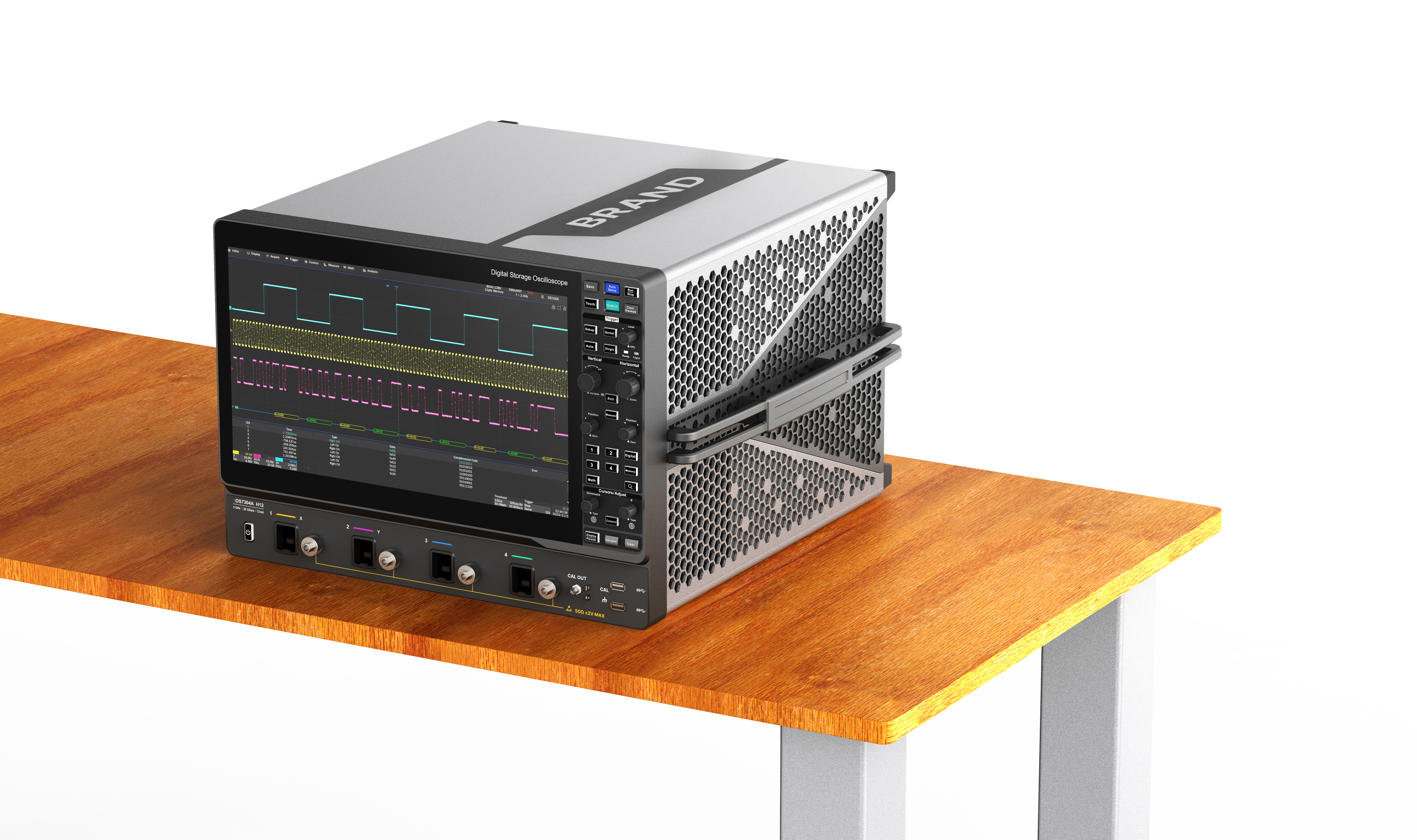 High-resolution digital oscilloscope with a maximum bandwidth of 20 GHz，