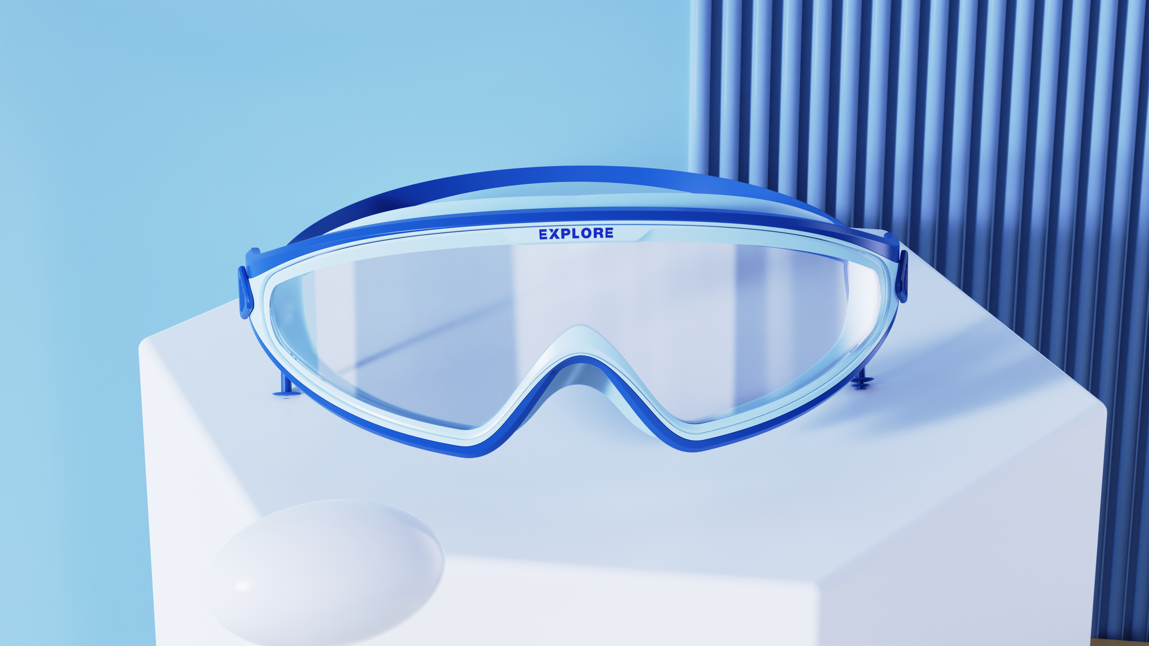 Children's swimming goggles，