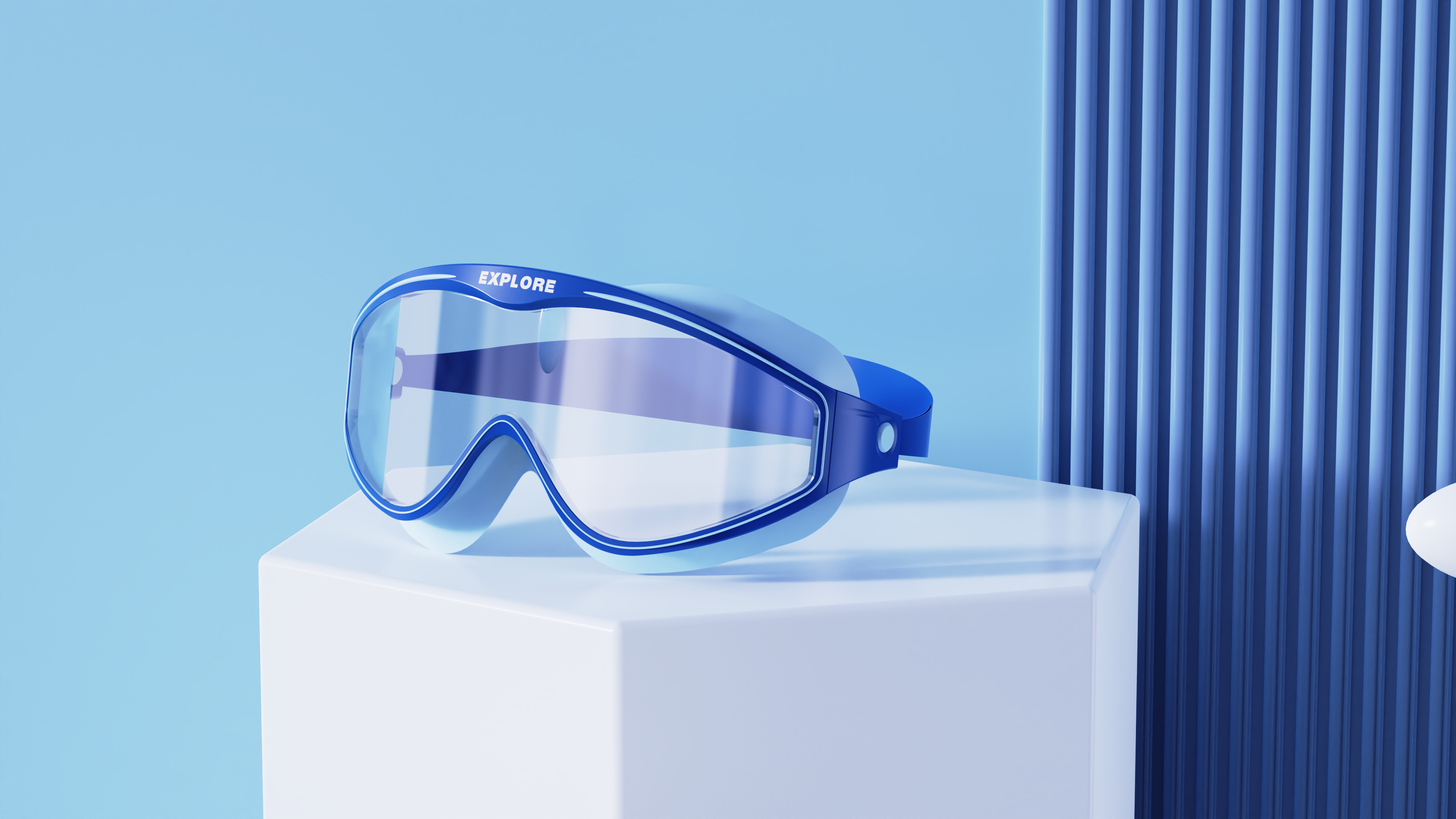 Children's swimming goggles，