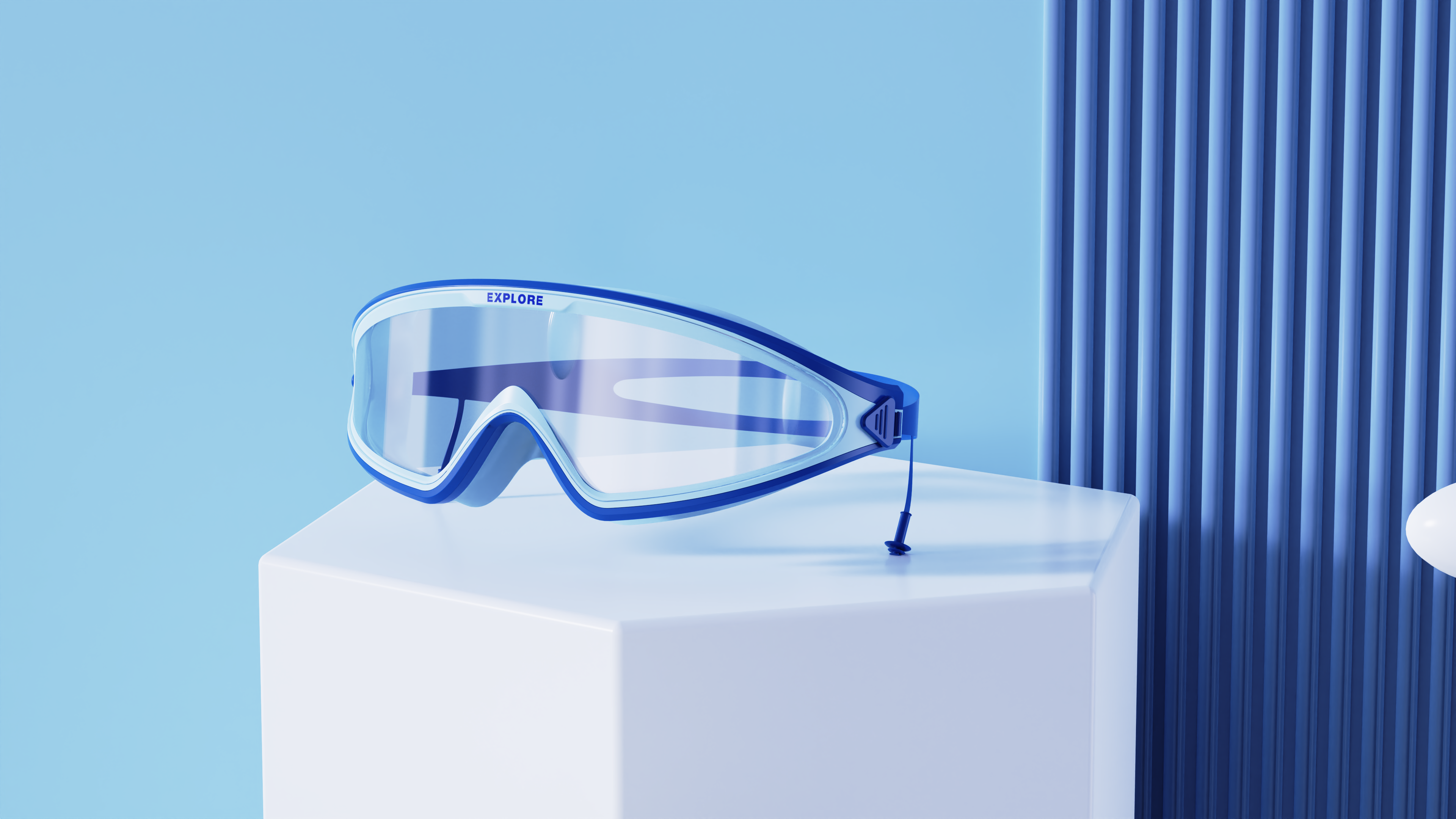 Children's swimming goggles，