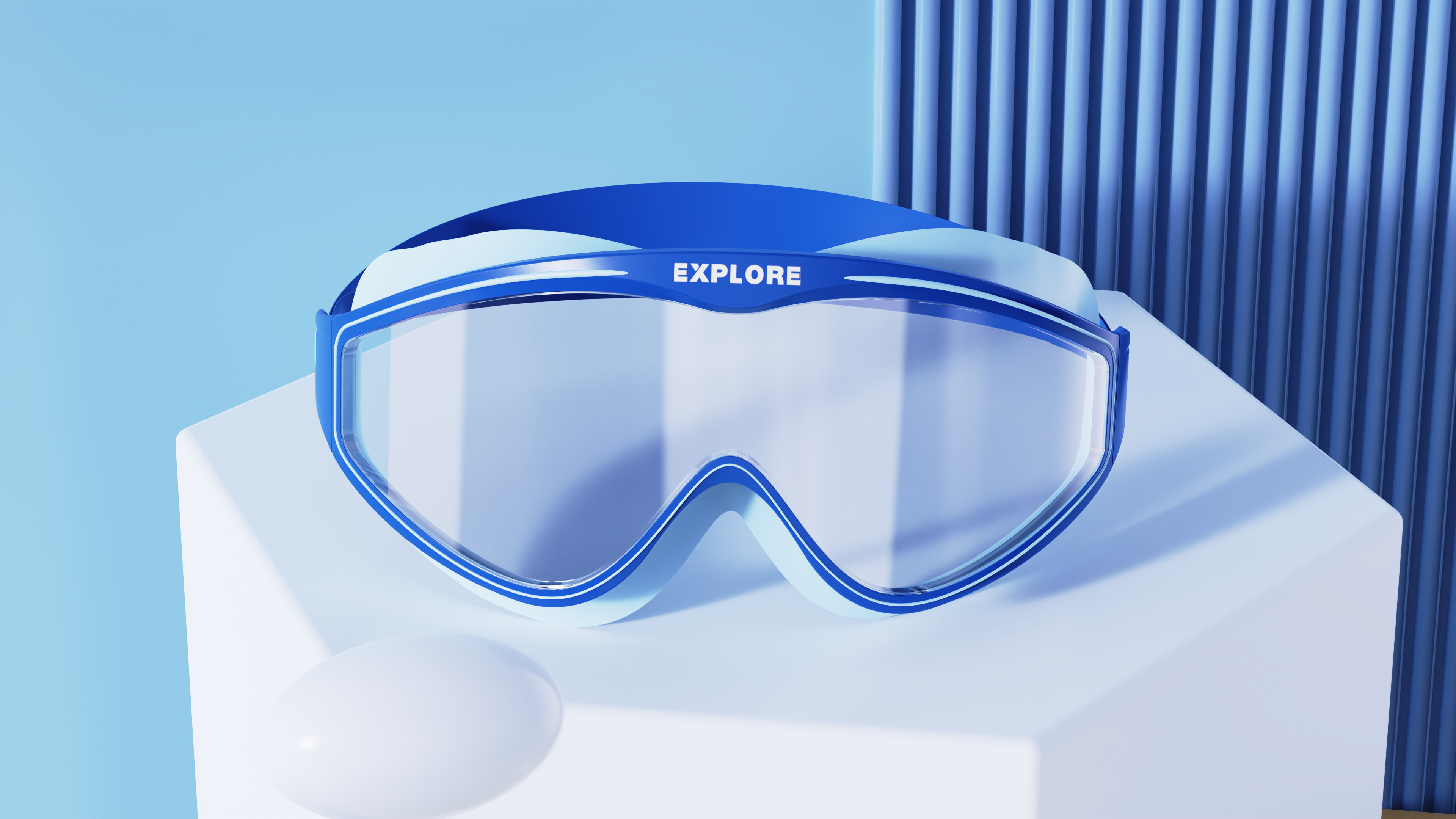 Children's swimming goggles，