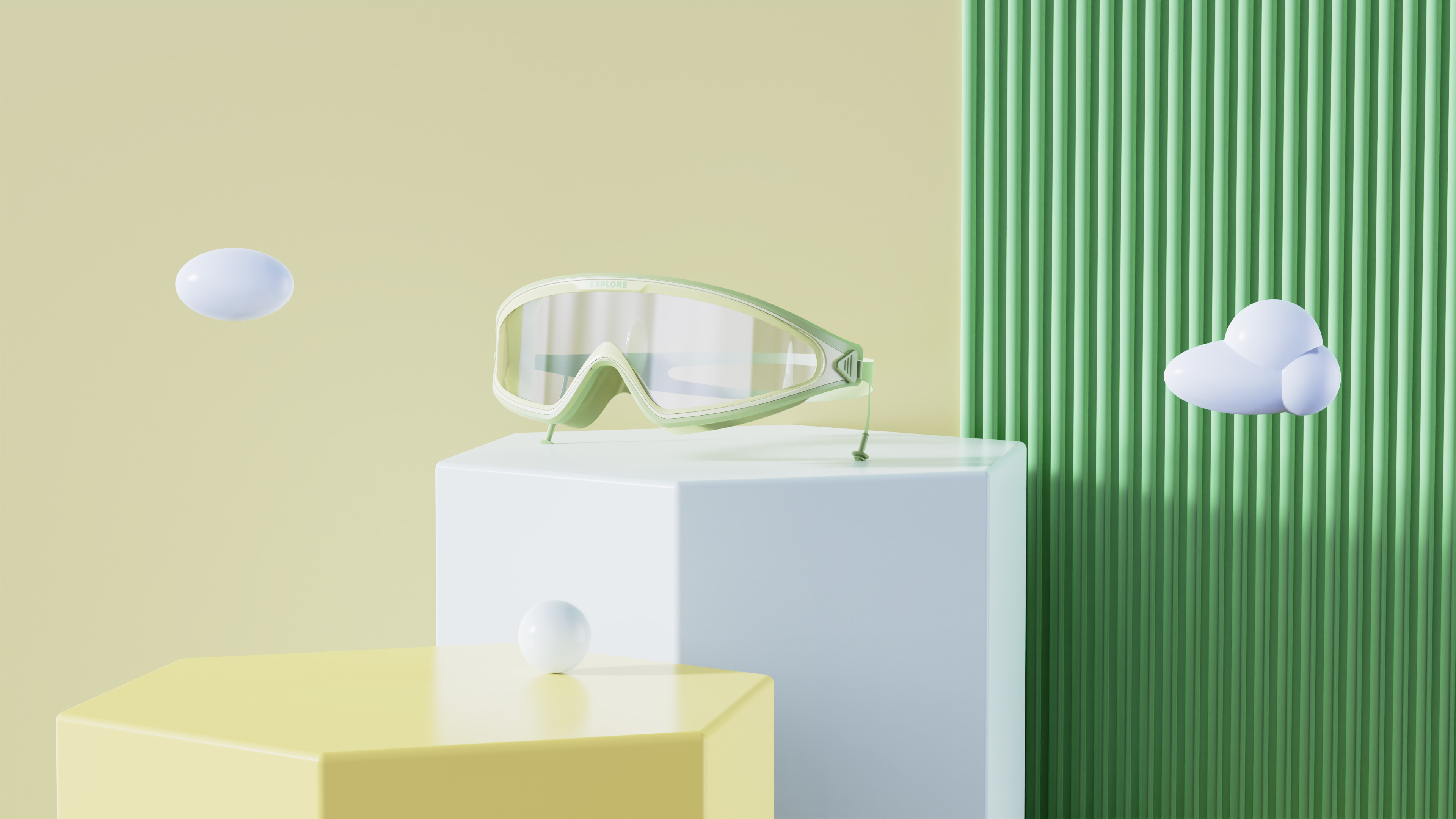 Children's swimming goggles，