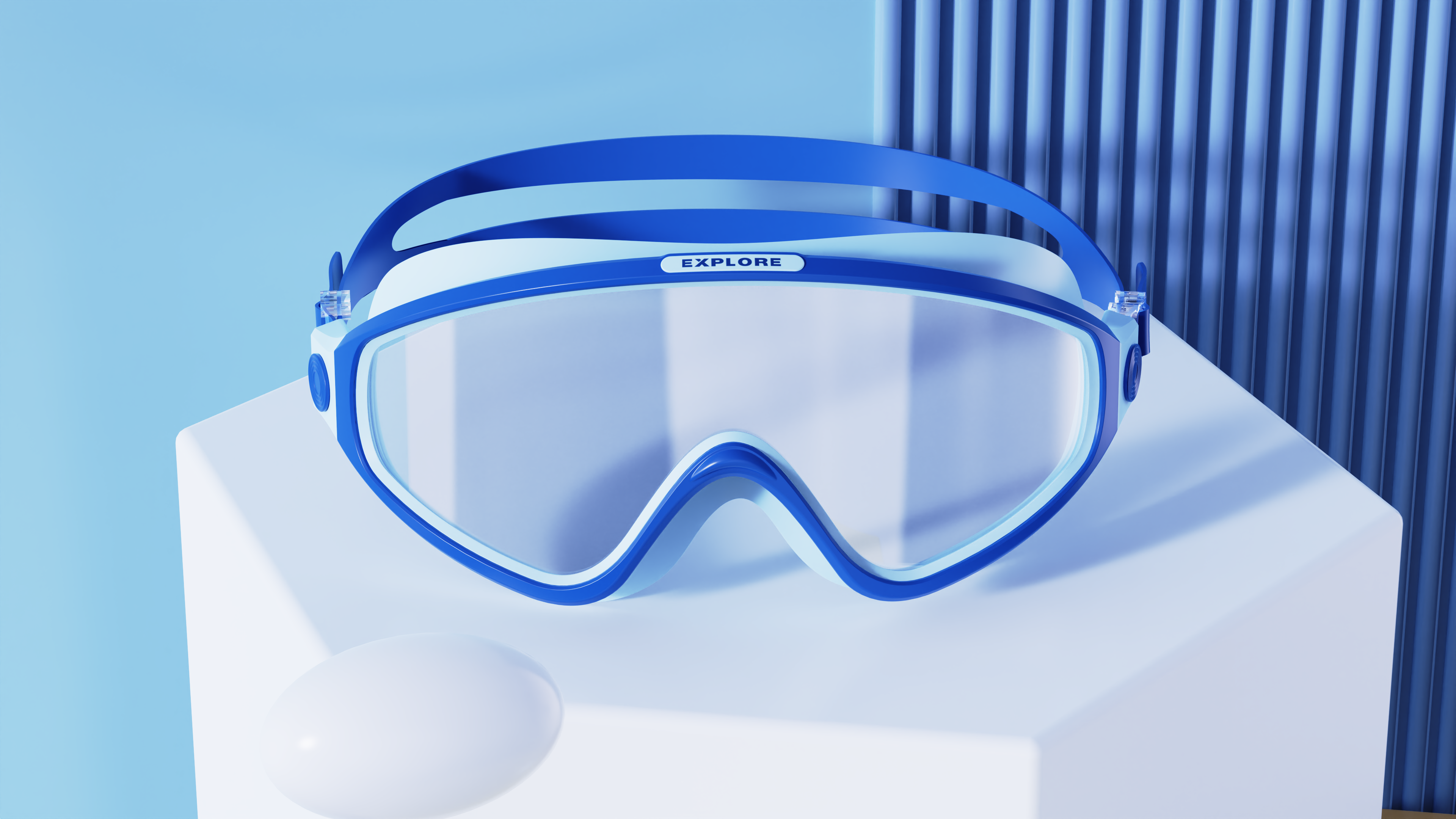 Children's swimming goggles，