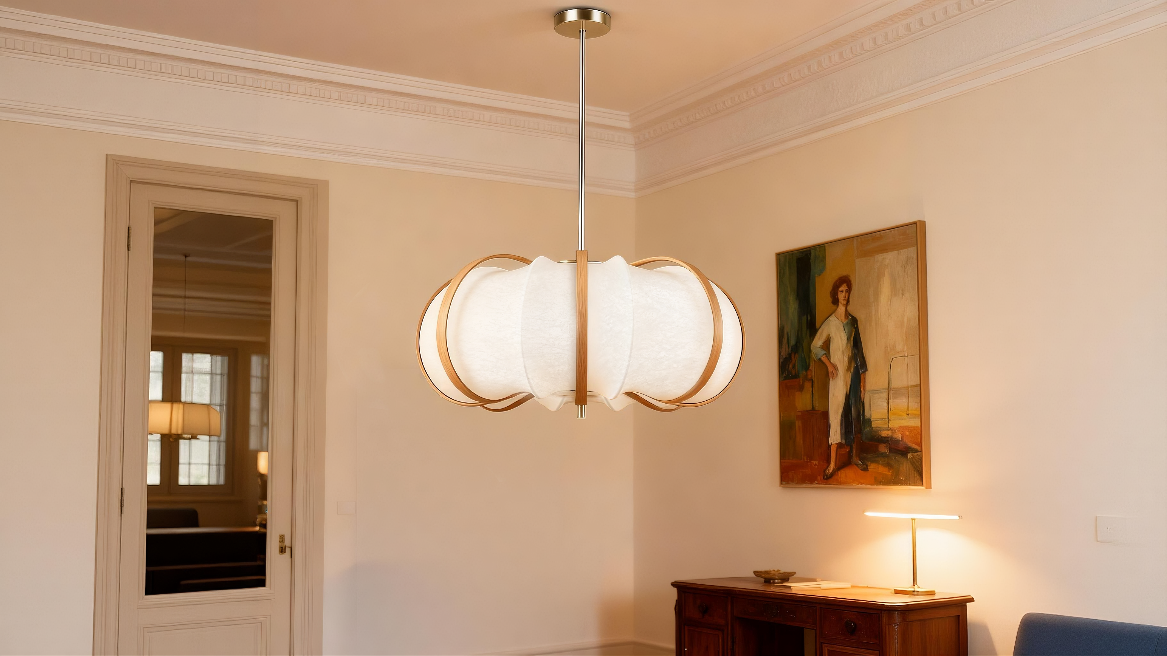 Silk material used in lamps，