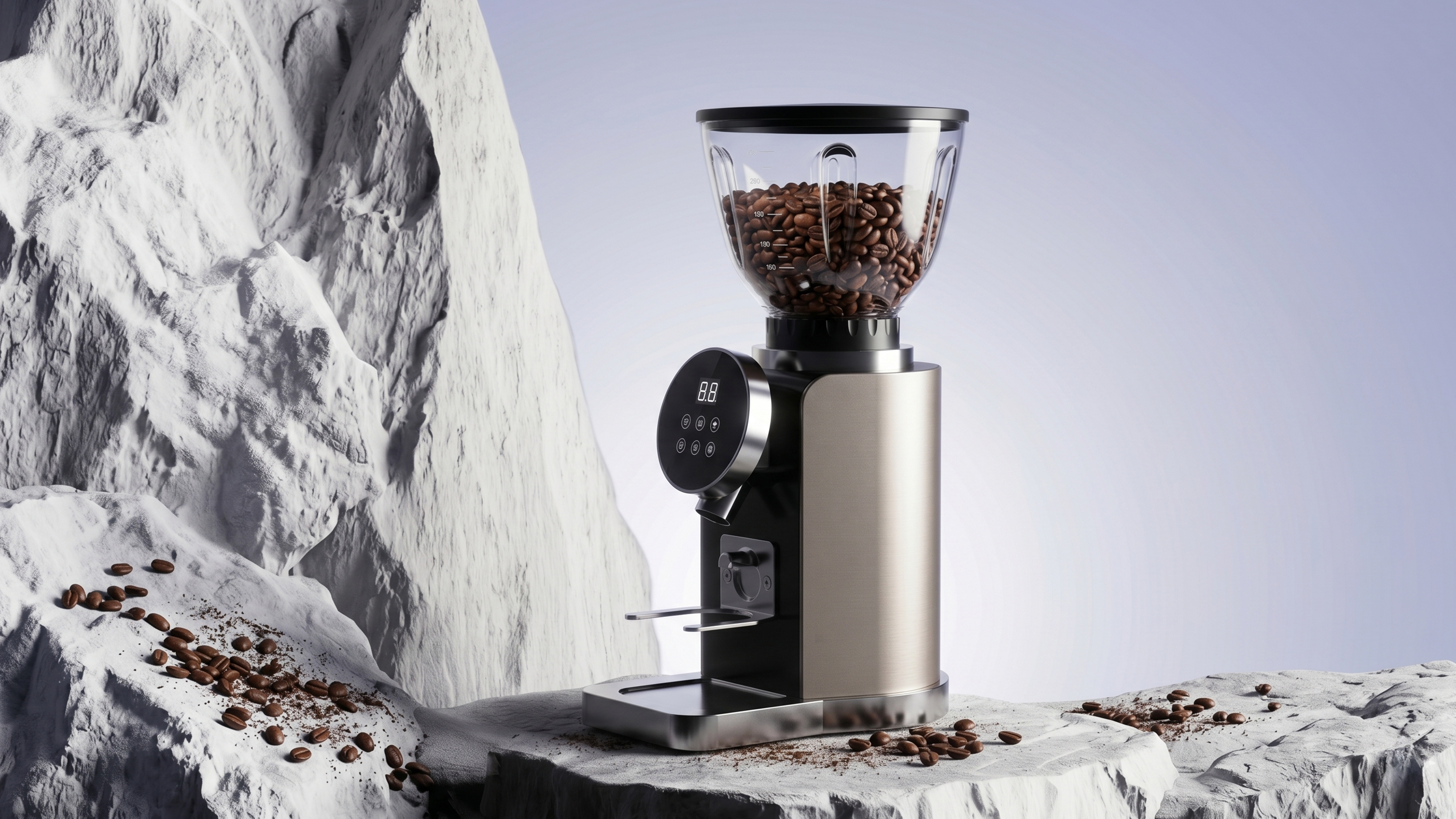 Bean grinder，Grinding machine，commercial bean grinder，small home appliances，Appearance design，product design，industrial design，get design，