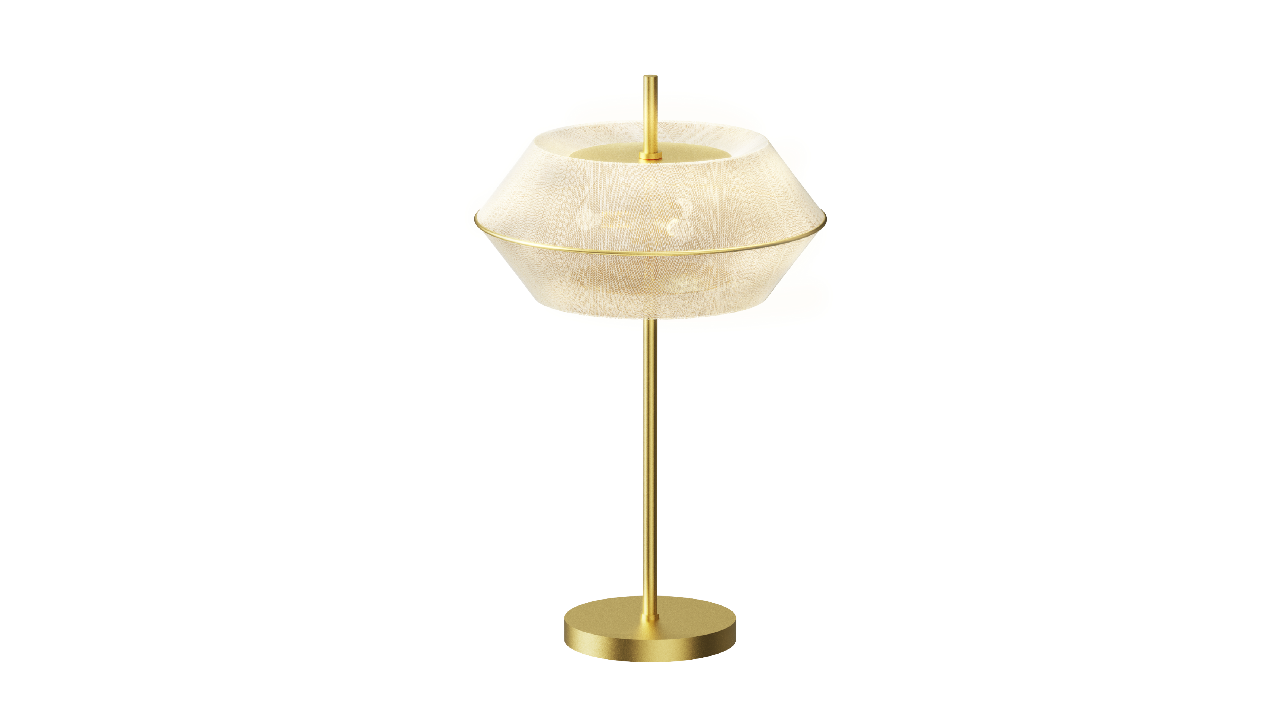 Minimalist and elegant silk lampshade design，