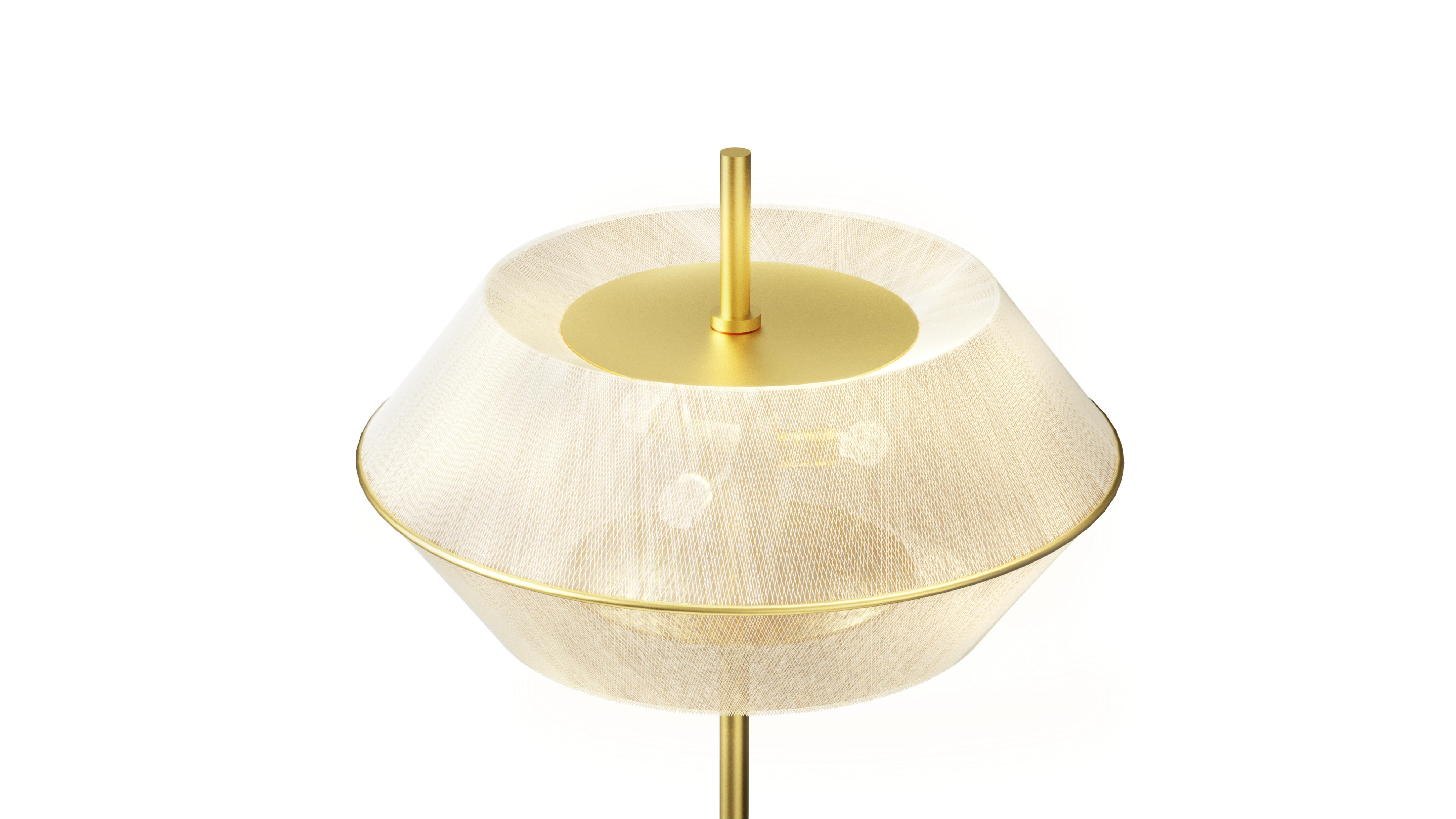 Minimalist and elegant silk lampshade design，