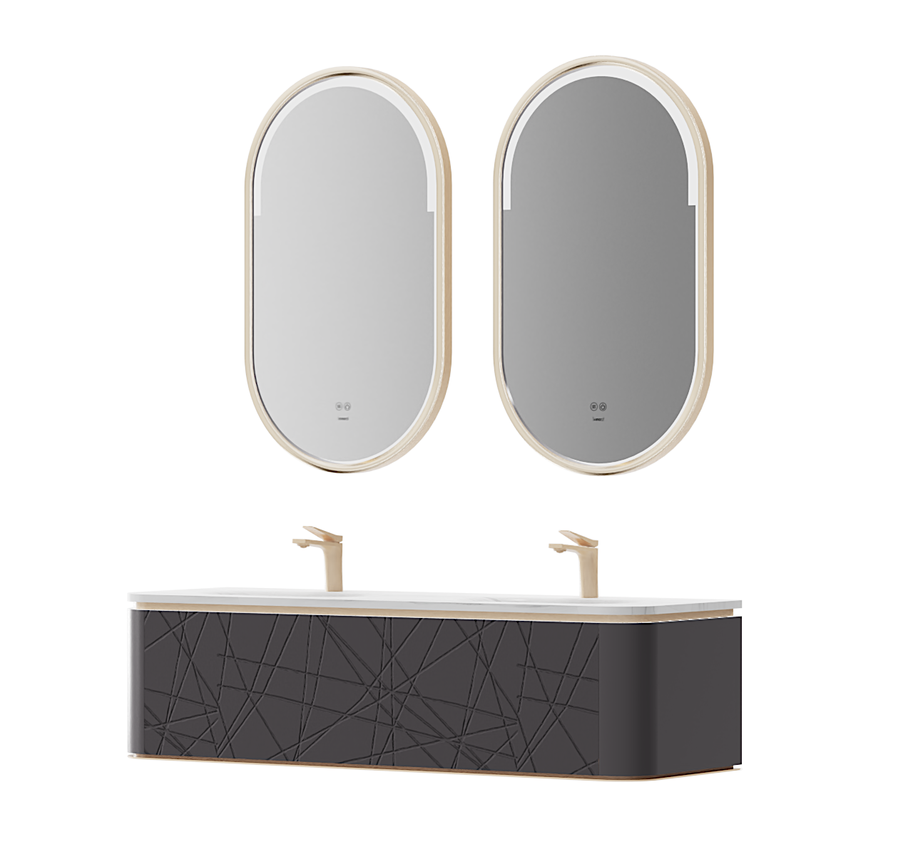 bathroom cabinet; texture; carved，