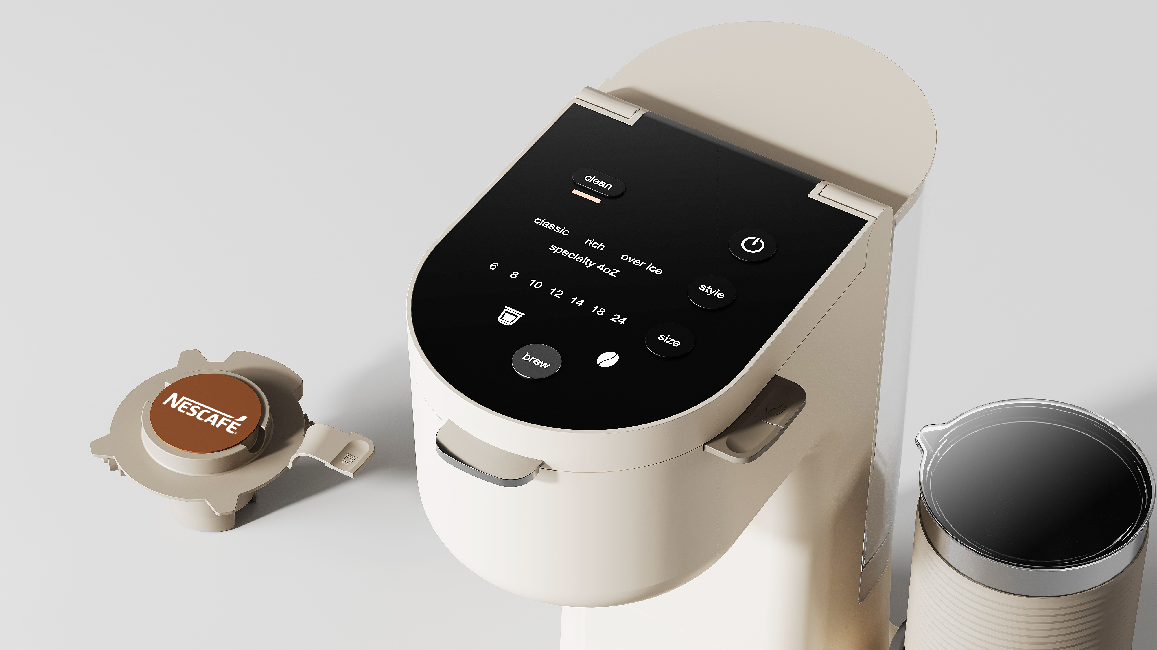 industrial design，Structural design，Coffee machine，Milk foaming machine，product design，