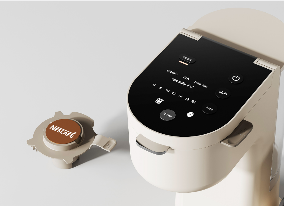 product design，industrial design，Structural design，Original design，Coffee machine，Capsule coffee machine，