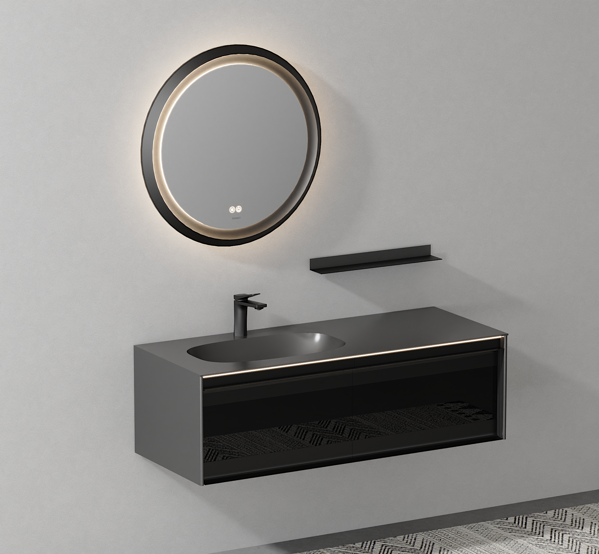 bathroom cabinet; texture; wood grain; glass door，