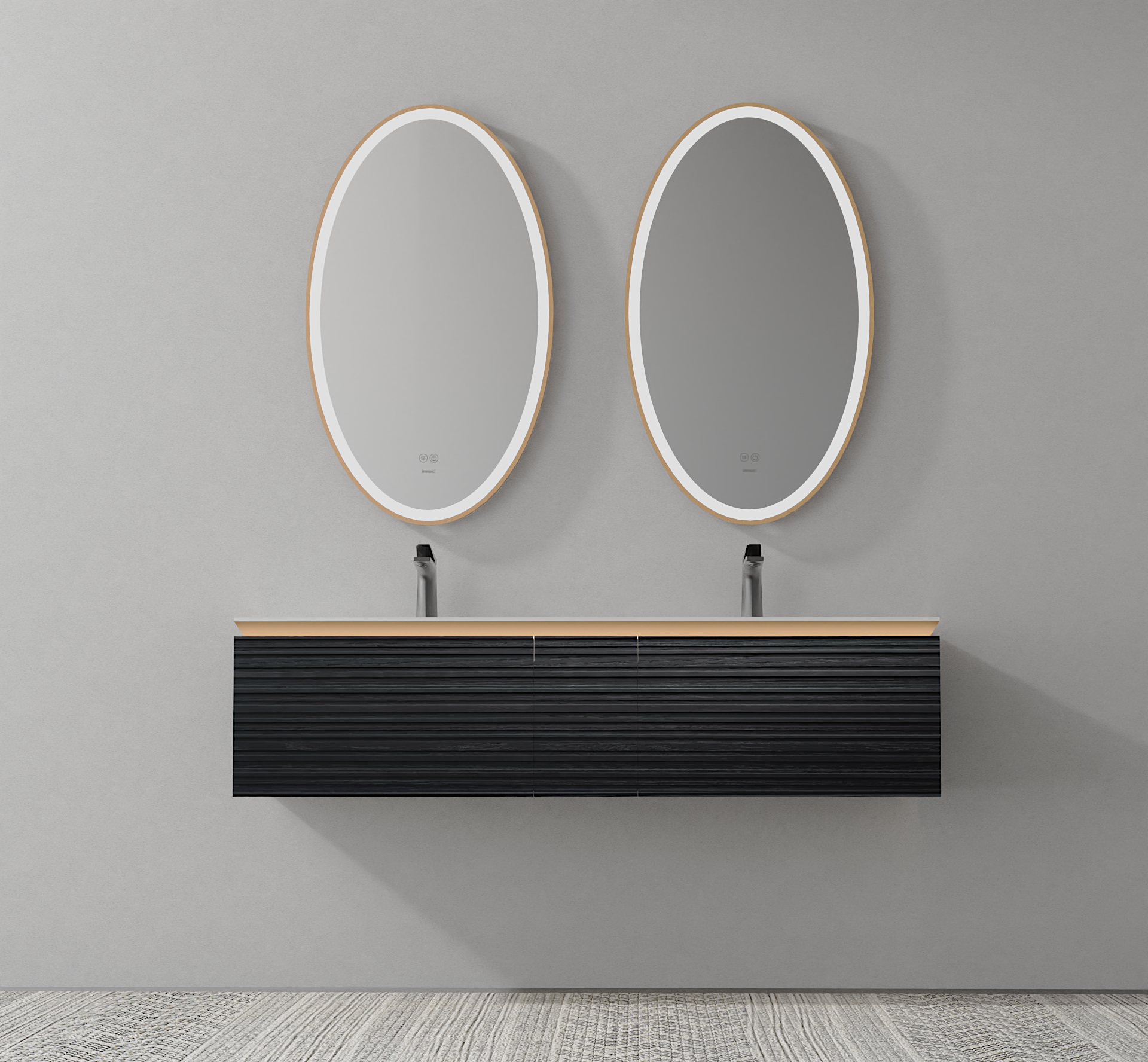 bathroom cabinet; texture; wood grain; glass door，