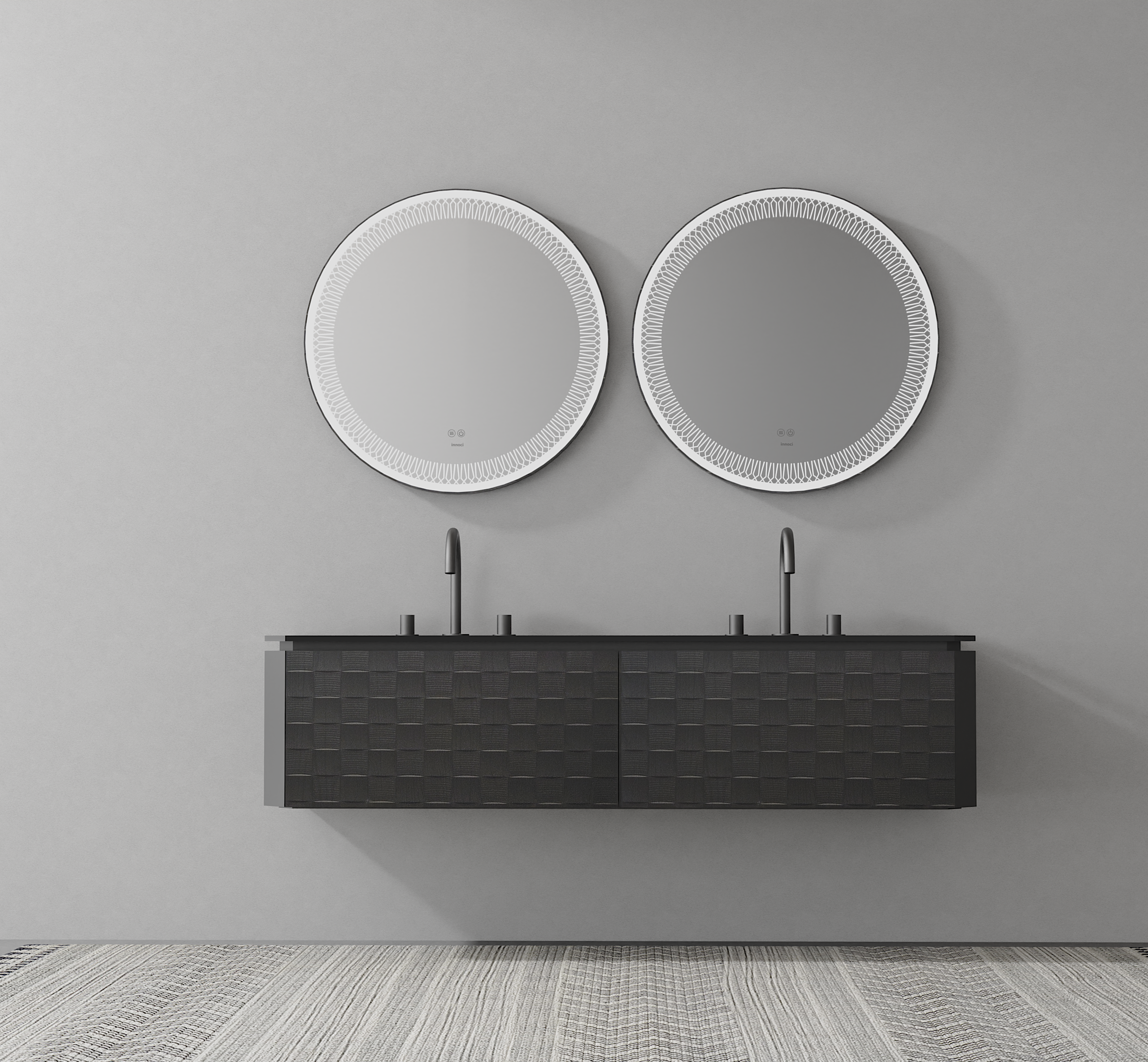 bathroom cabinet; texture; wood grain; glass door，