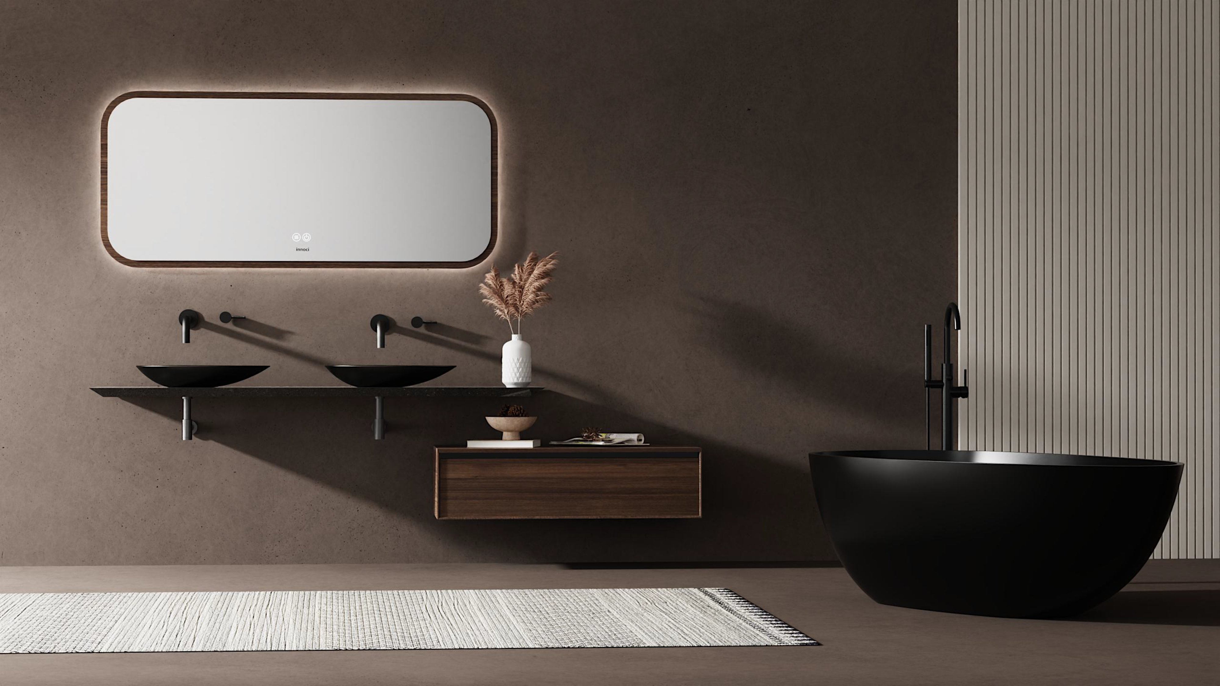 Bathroom cabinet; high-level sense; high-fixed，