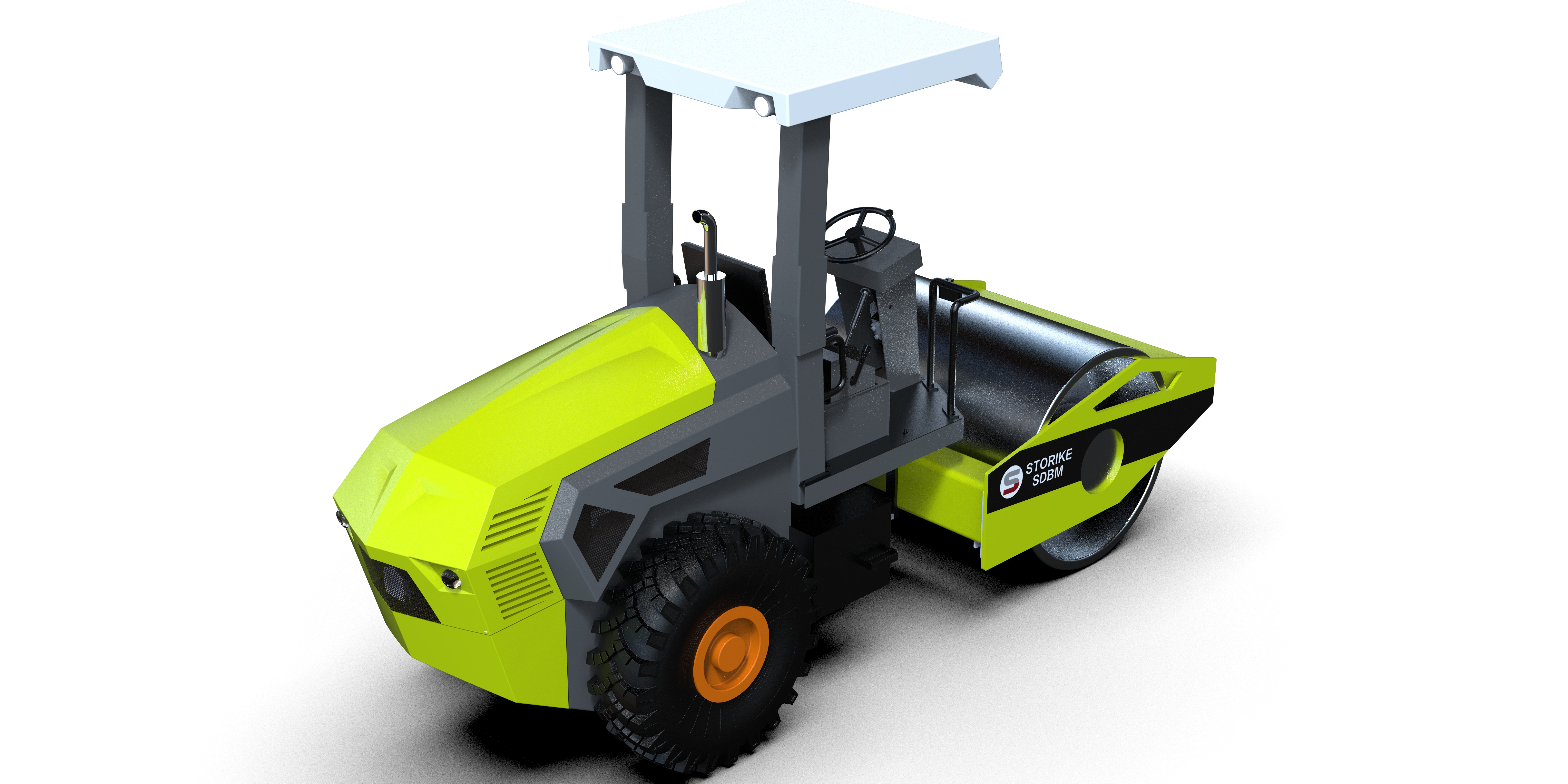 industrial design of road roller，
