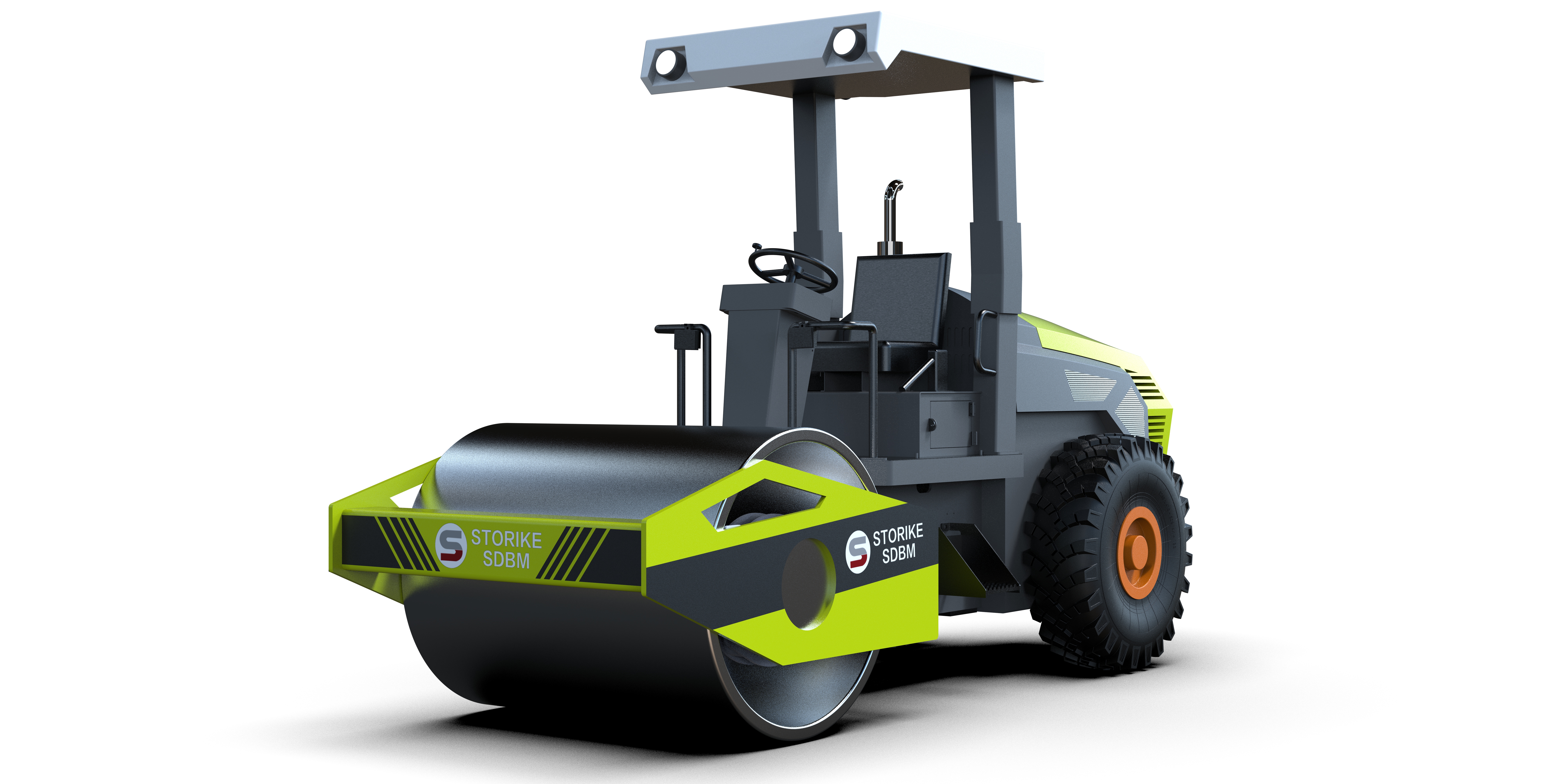 industrial design of road roller，