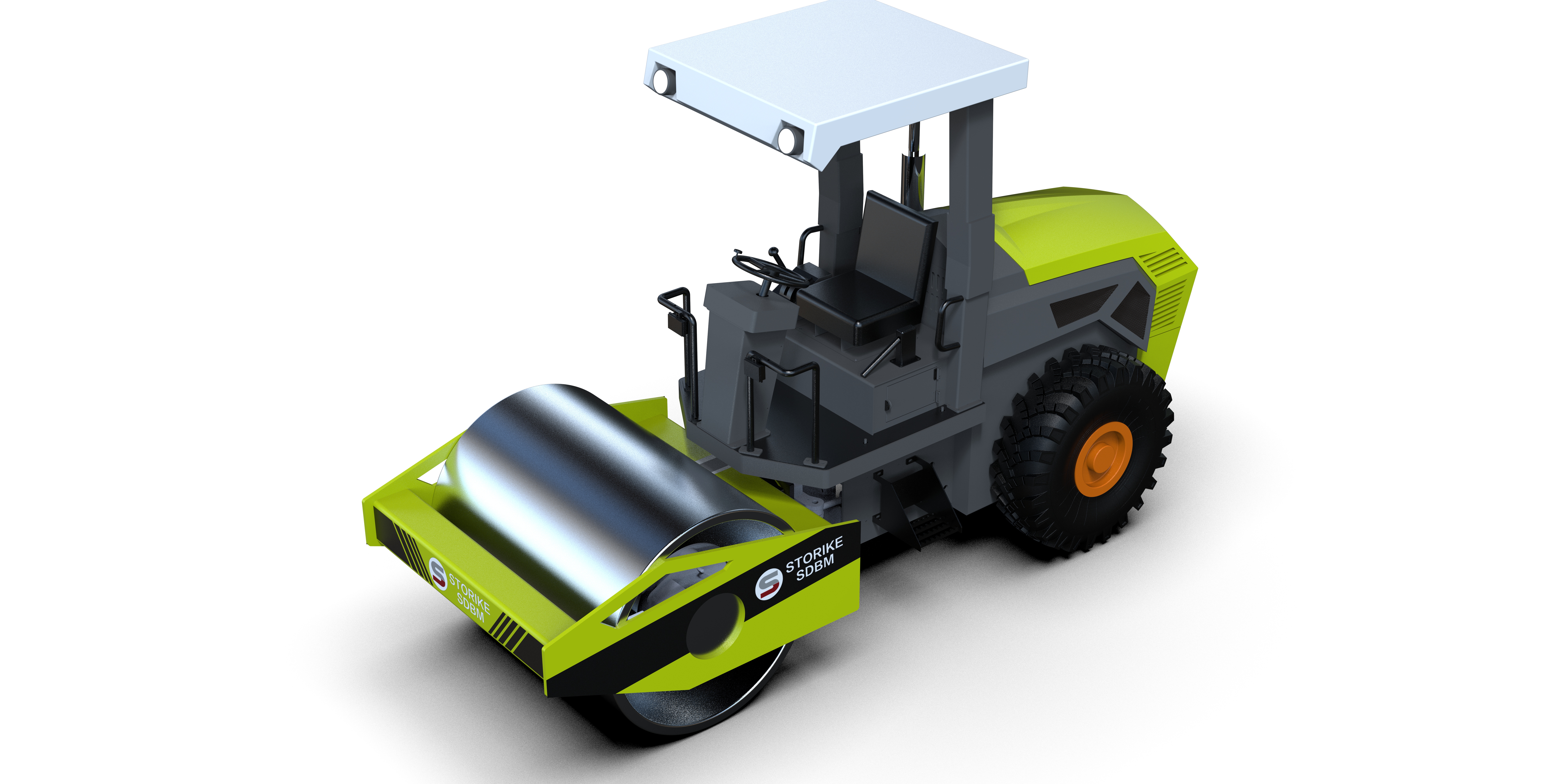 industrial design of road roller，