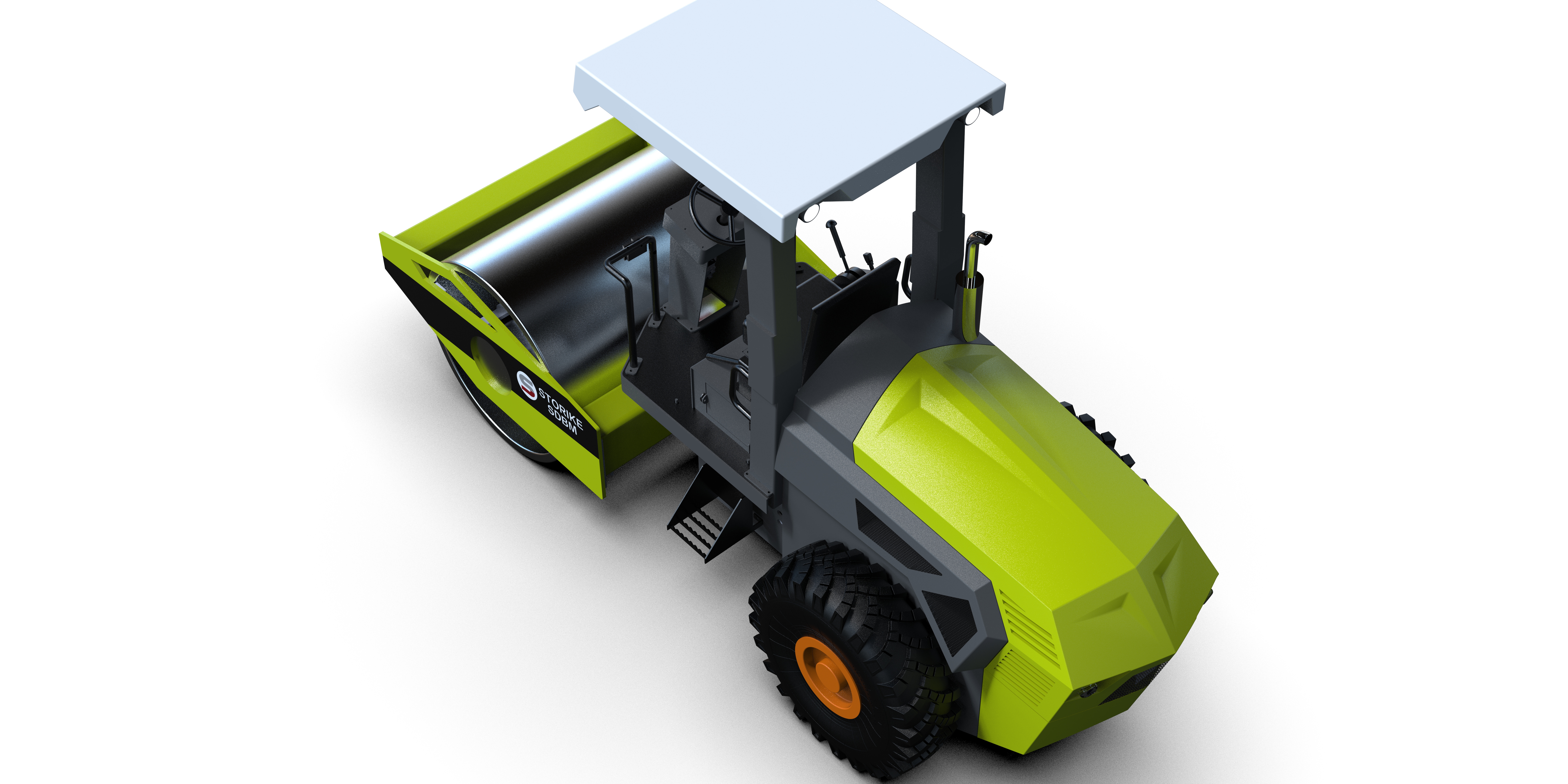 industrial design of road roller，