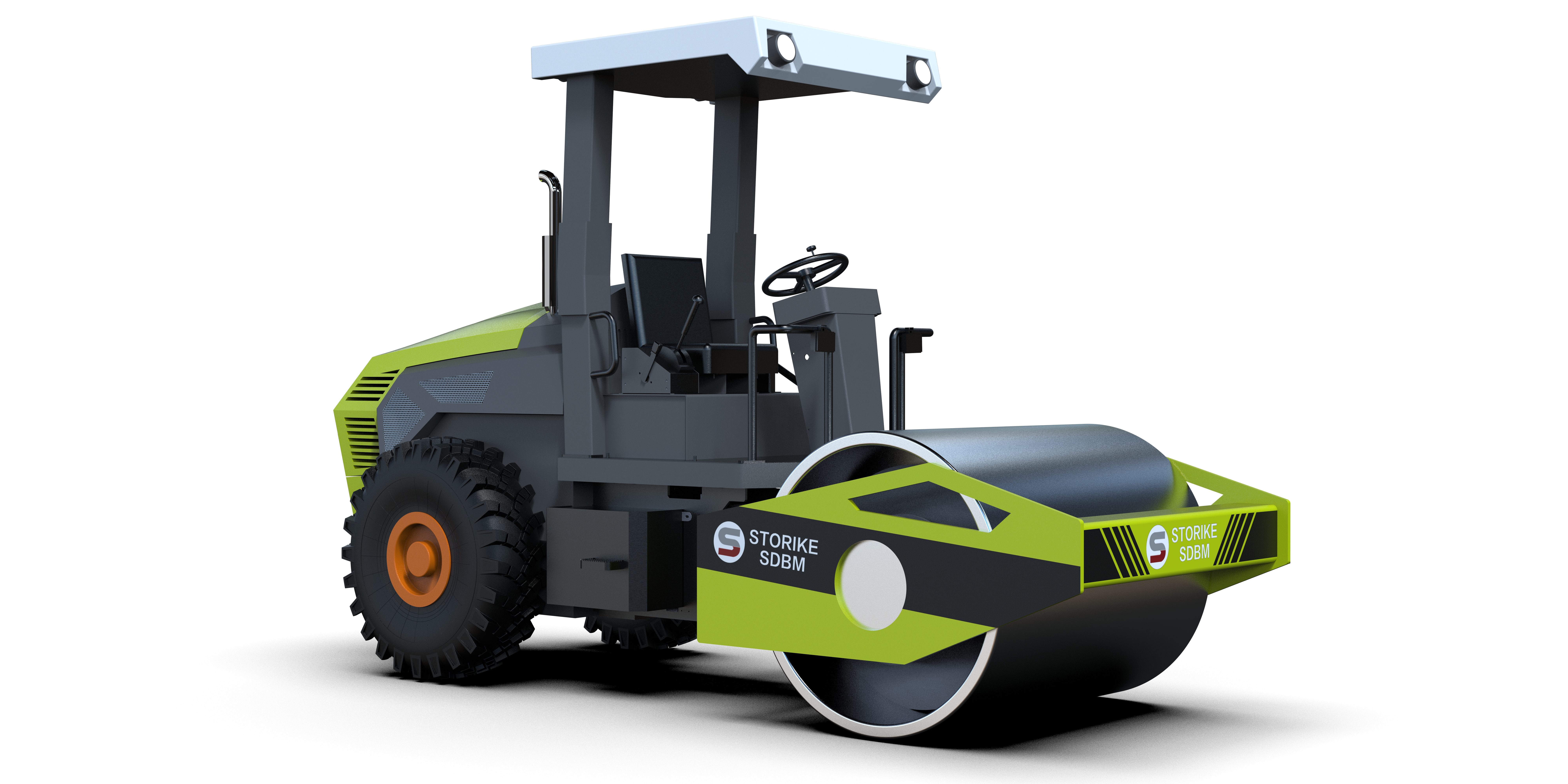 industrial design of road roller，