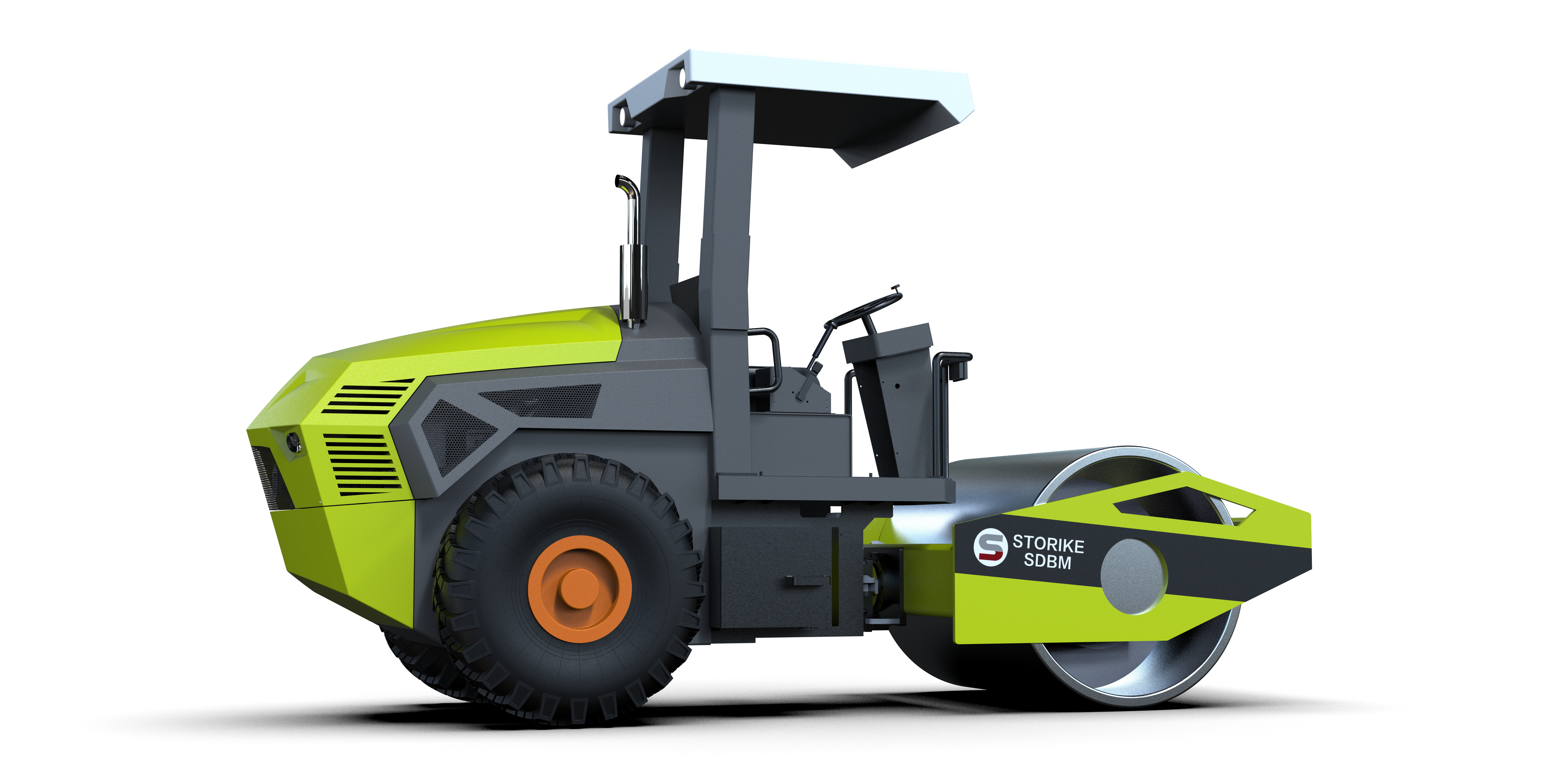 industrial design of road roller，