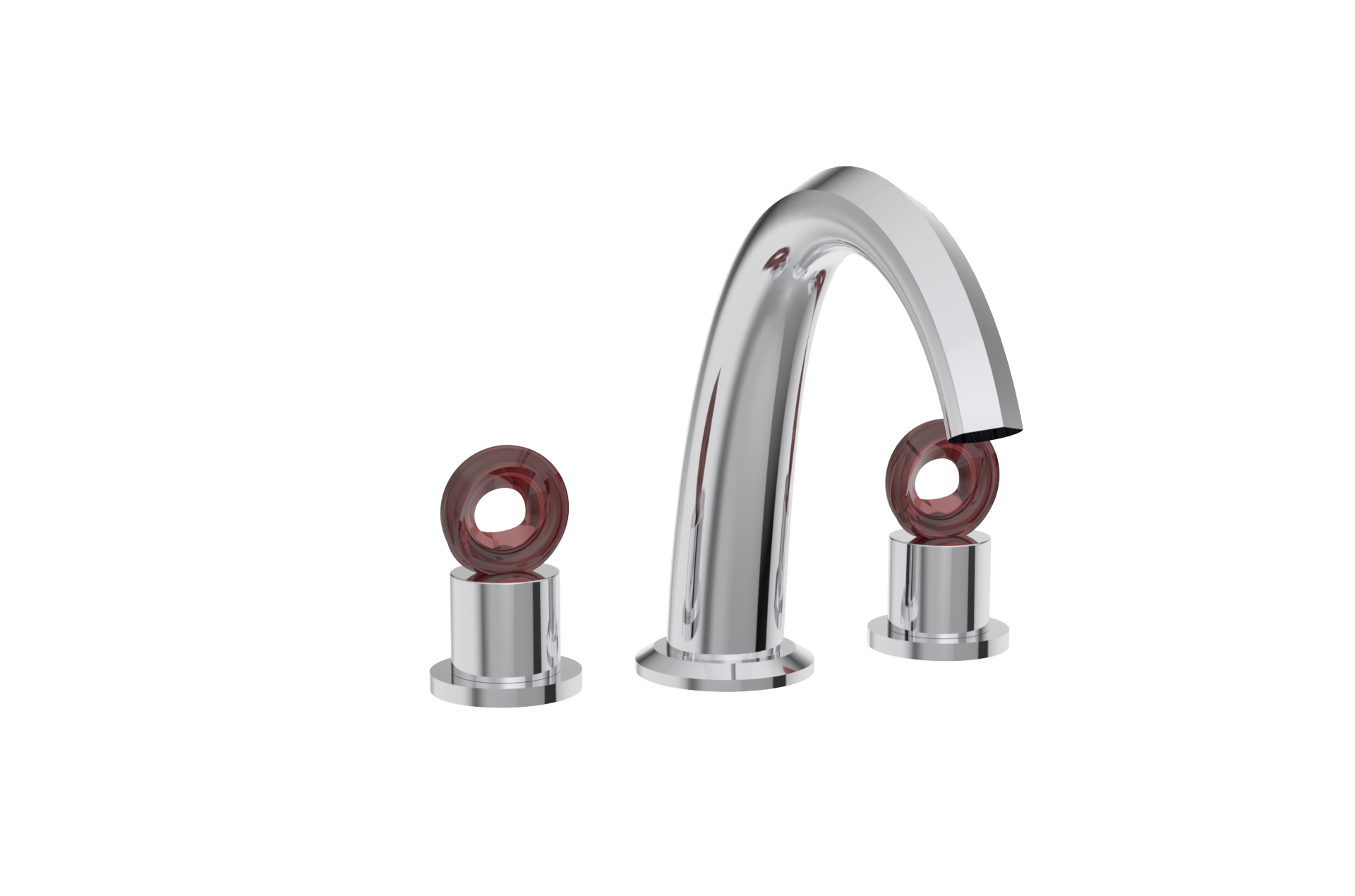 Crystal; Glaze; Faucet; Handle，