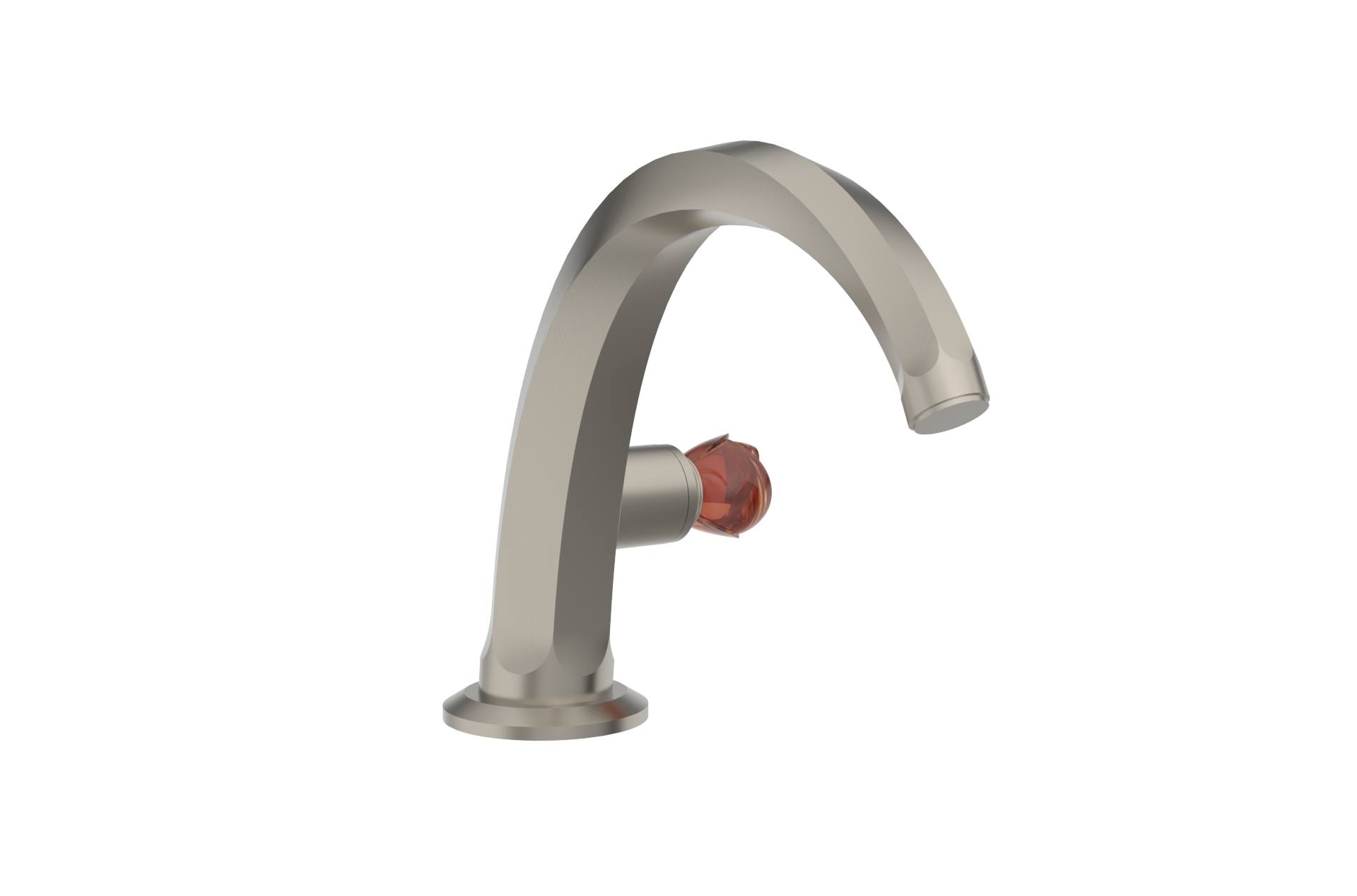 Crystal; Glaze;; Split faucet; Handle，