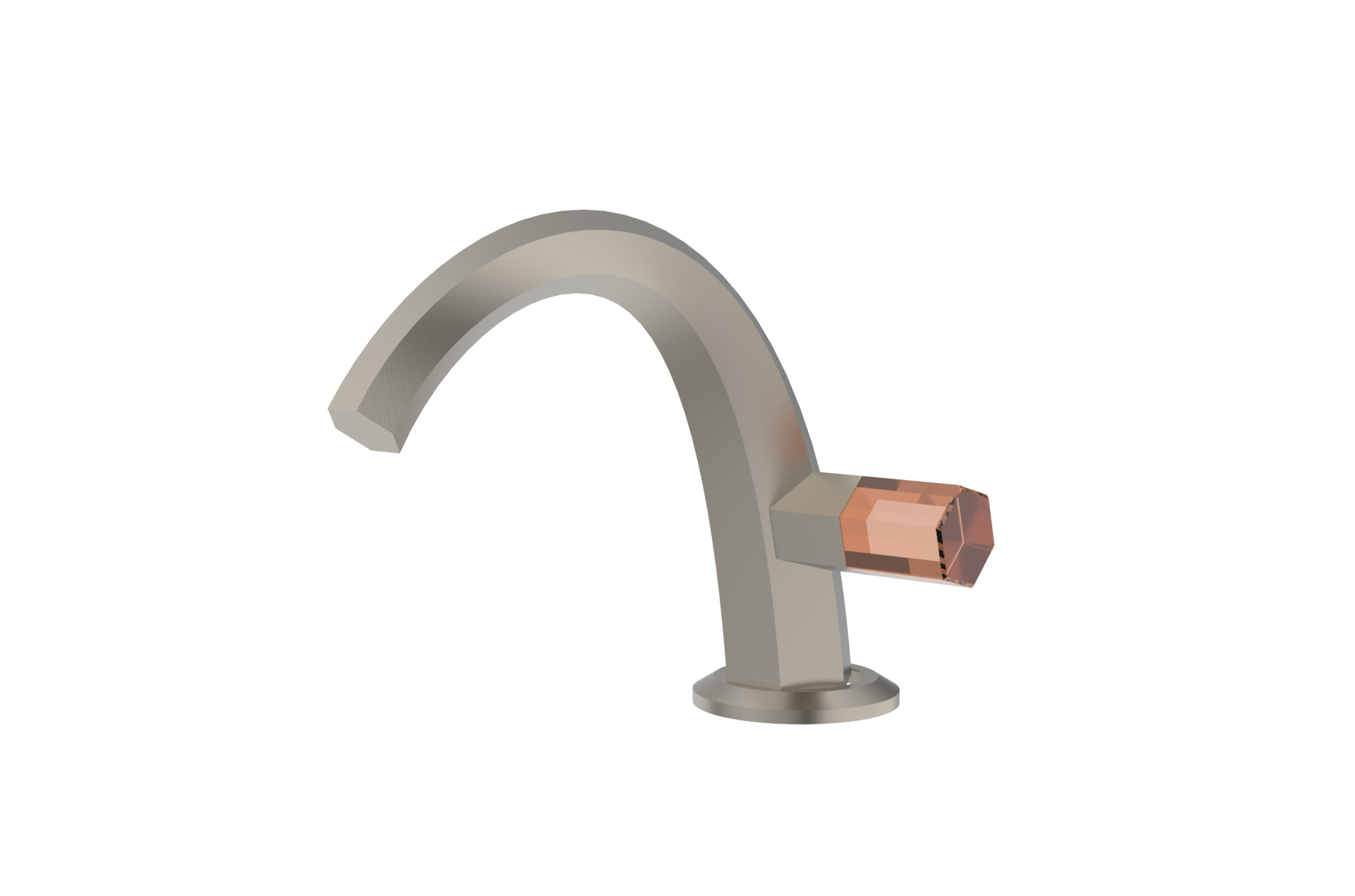 Crystal; Glaze;; Split faucet; Handle，