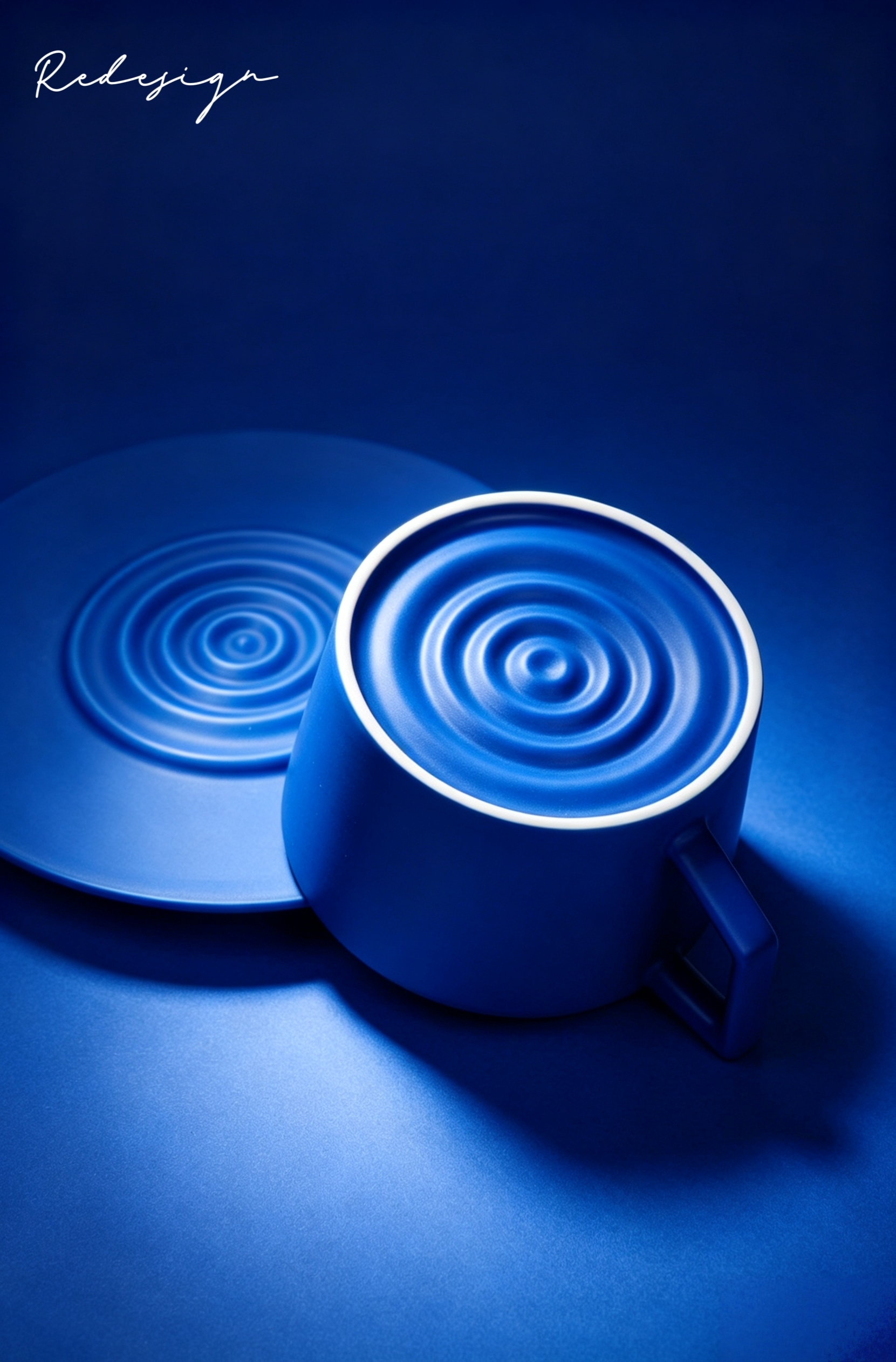 Ripple Ceramic Coffee Cup，