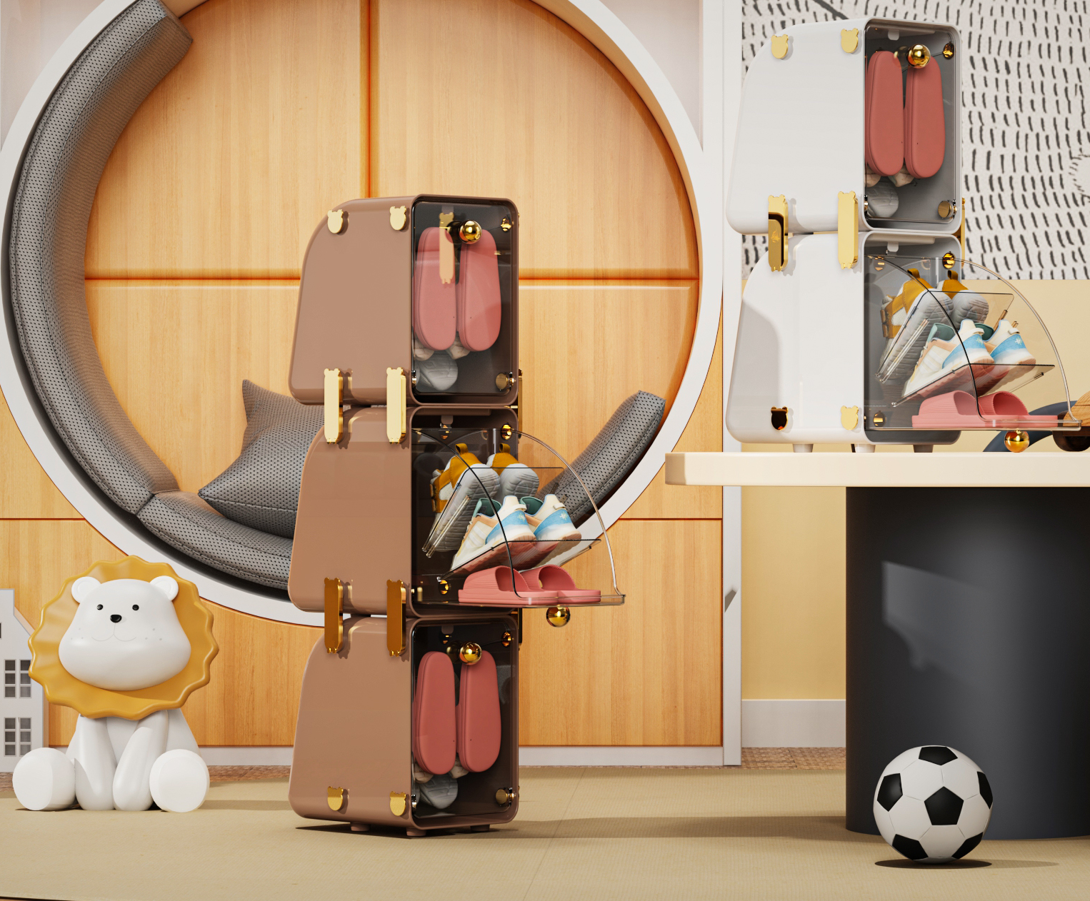 shoe box，shoe rack，Receive，children，