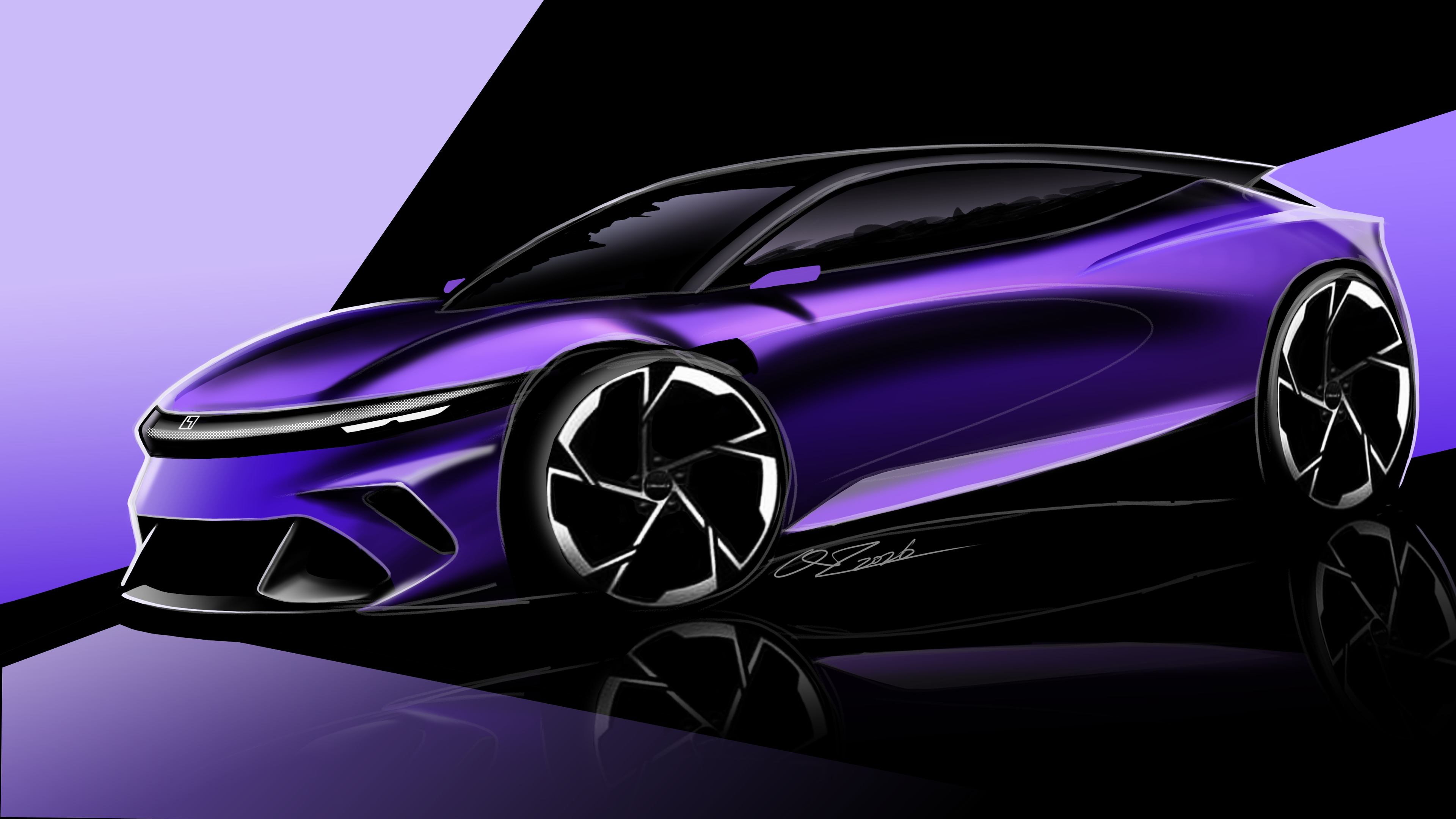 automobile，Automobile design，Automobile exterior decoration，photoshop，extremely krypton，