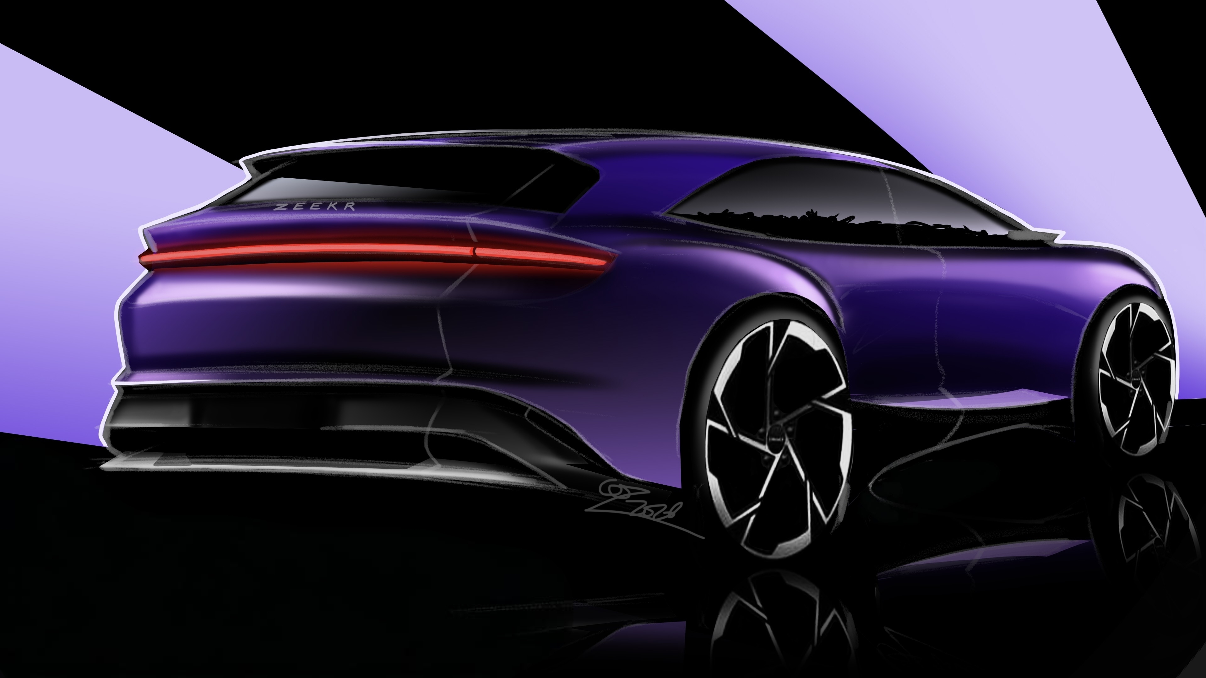 automobile，Automobile design，Automobile exterior decoration，photoshop，extremely krypton，