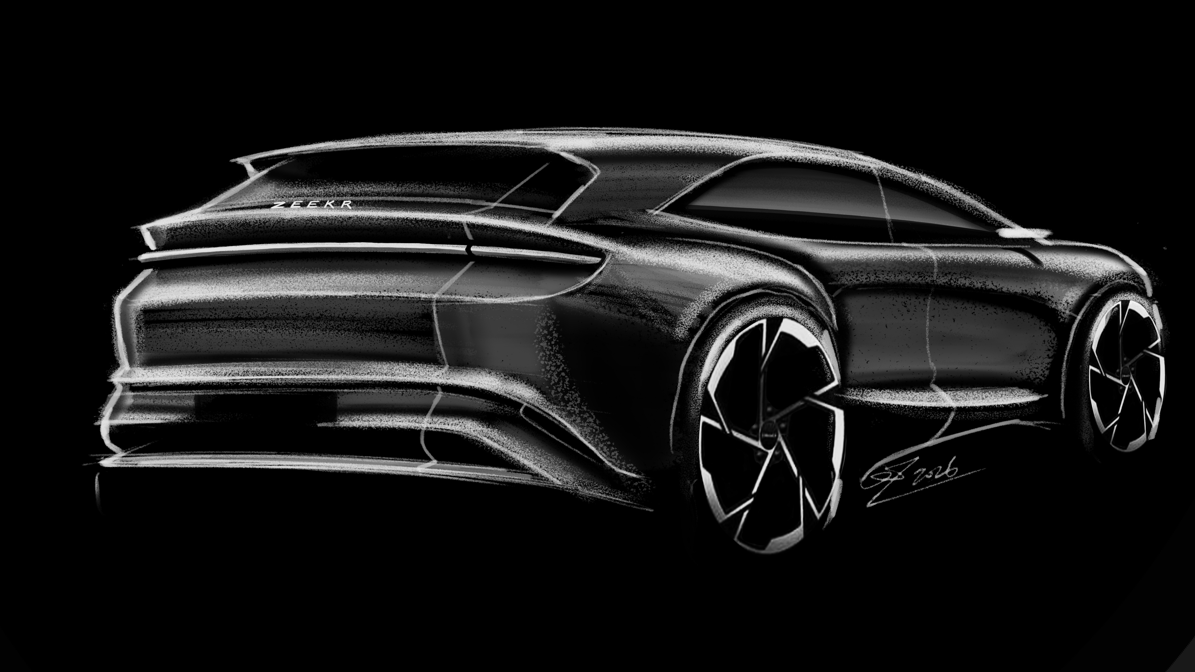 automobile，Automobile design，Automobile exterior decoration，photoshop，extremely krypton，