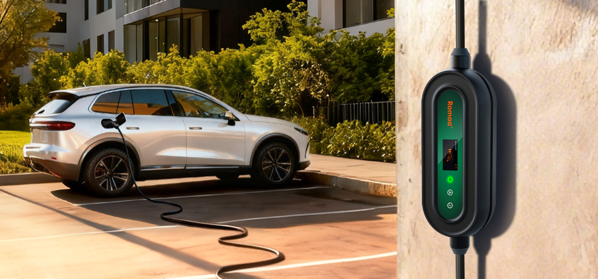 Portable traffic charging pile，