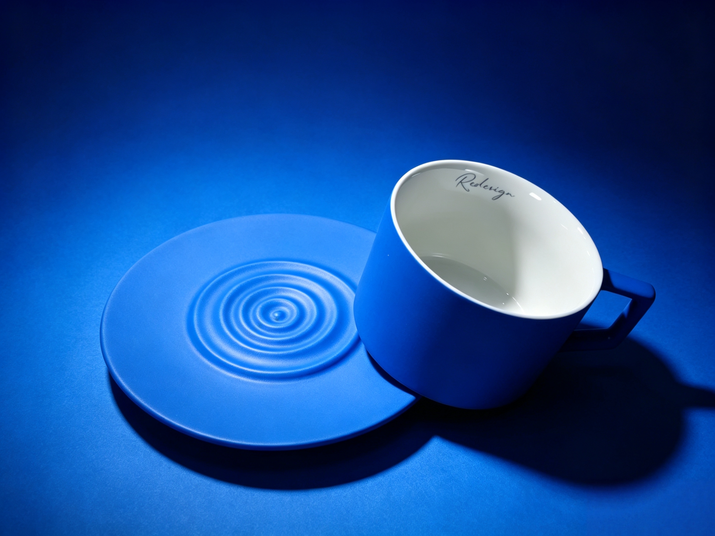 Ripple Ceramic Coffee Cup，