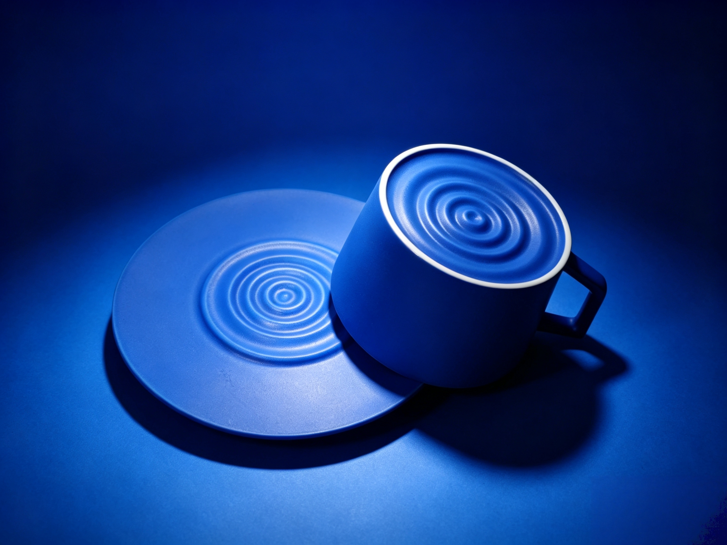 Ripple Ceramic Coffee Cup，