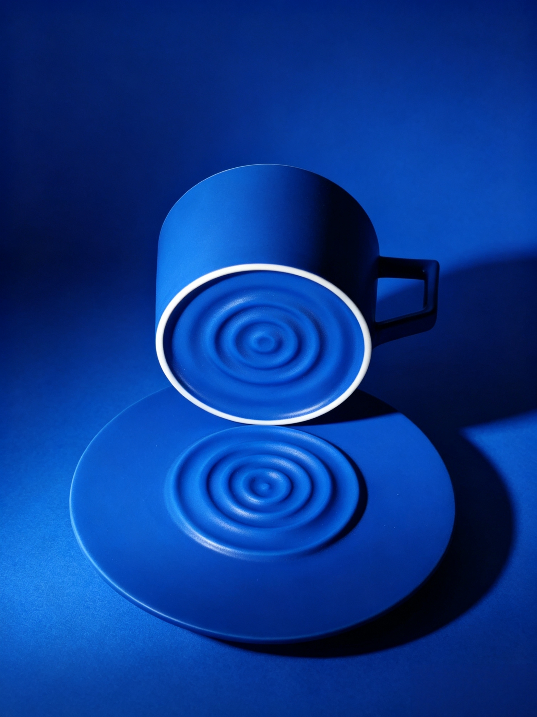 Ripple Ceramic Coffee Cup，