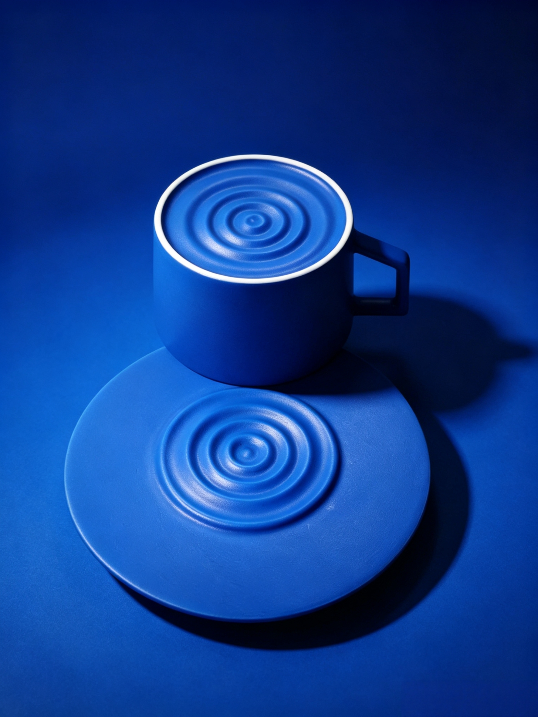 Ripple Ceramic Coffee Cup，