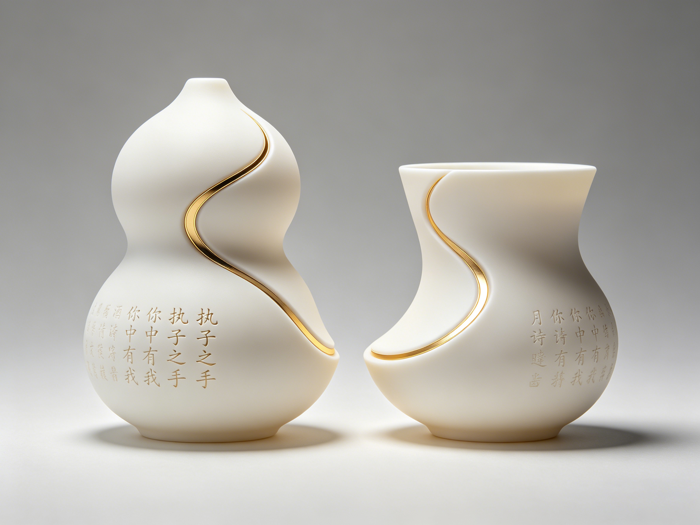 "Héjǐn" gourd love token gift，