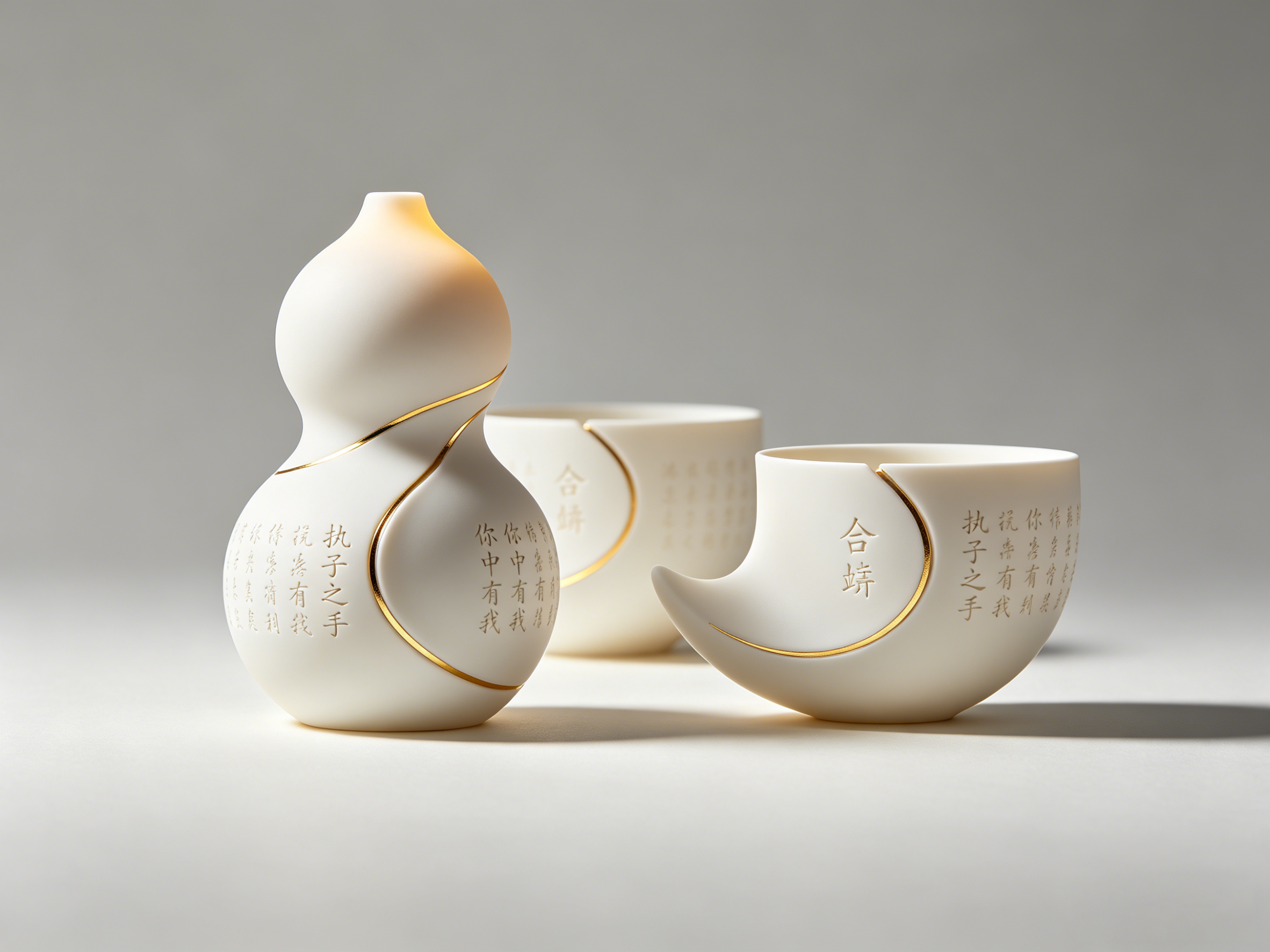 "Héjǐn" gourd love token gift，