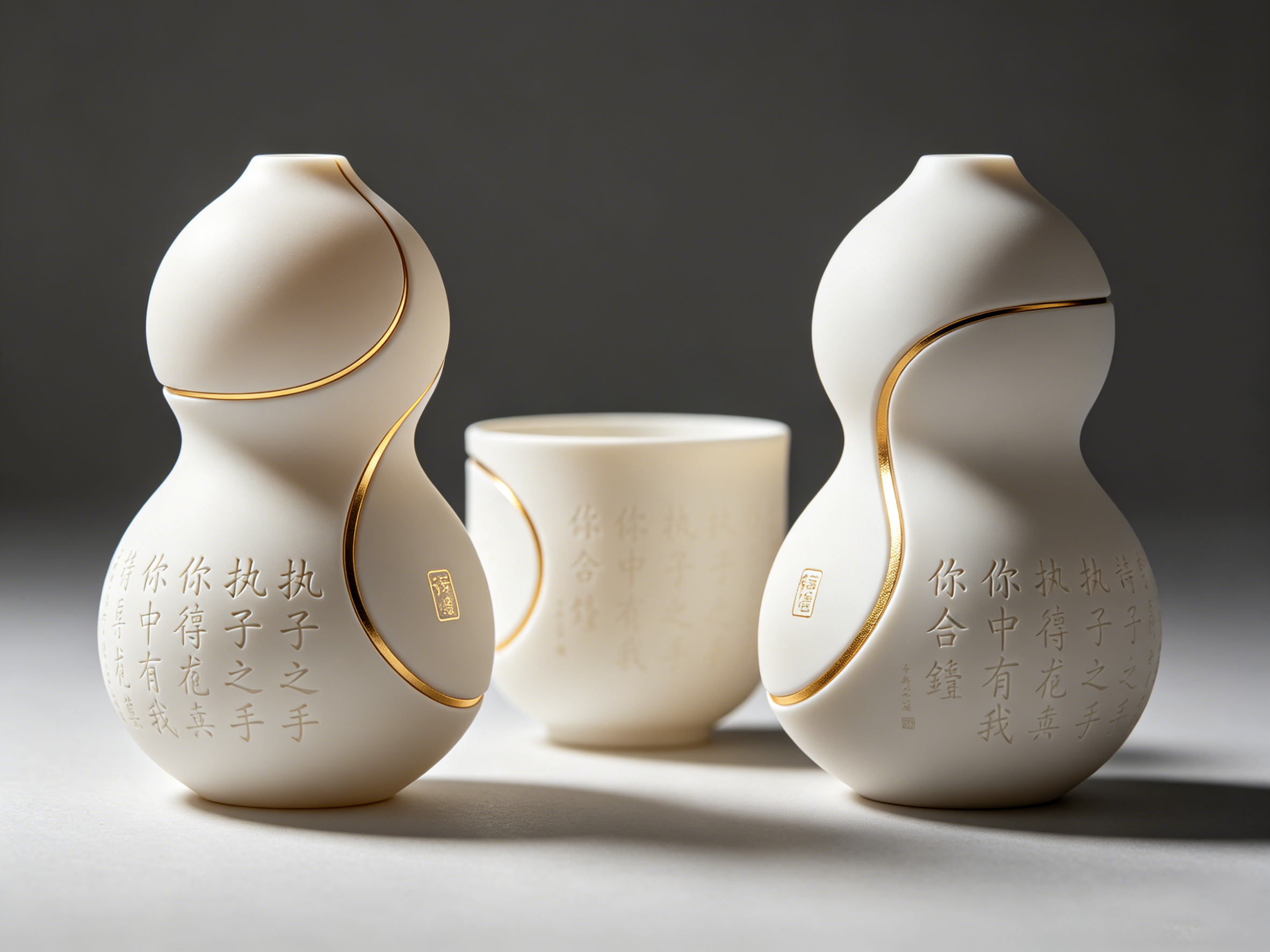 "Héjǐn" gourd love token gift，