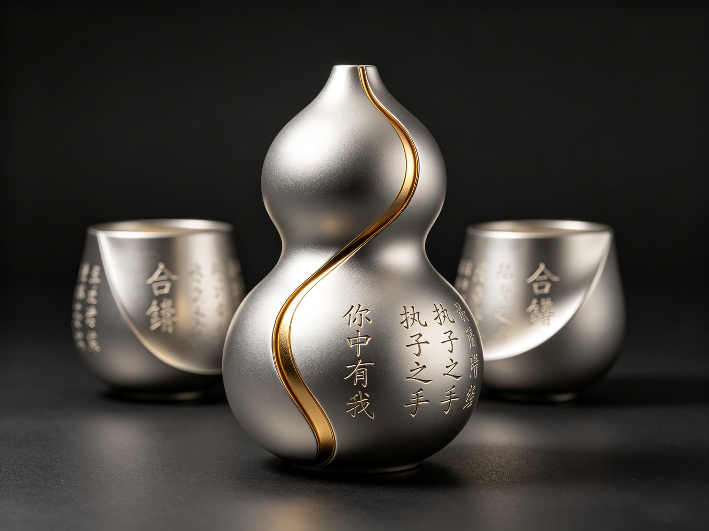 "Héjǐn" gourd love token gift，